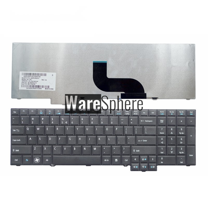 English Laptop keyboard for Acer TravelMate 6595T 6595TG 7750 7750G 7750Z 7750ZG 