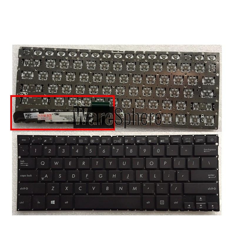 Laptop keyboard for ASUS Zenbook UX360 UX360U UX360UA UX360UAK NSK-WBA01 9Z.NBXPW.A01 0KNB0-212AUS00 BLACK UI