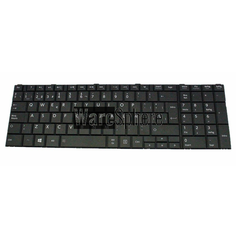 NEW Spanish SP Keyboard For Toshiba Satellite C50 C50D C50-A C50-A506 C50D-A C55 C55T C55D C55-A C55D-A SP teclado BLACK 
