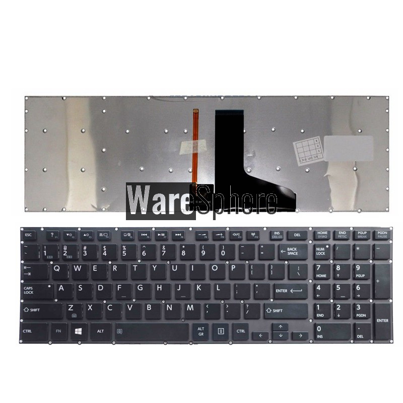 US backlit laptop keyboard for Toshiba Satellite P55 P55t P50-A P50-B P55t-A5202 BLACK 