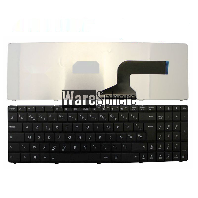 French Keyboard for ASUS K52 N50 N53S N53SV K52F K53S K53SV K72F A53 A52 U50 G51 N51 N53 FR Black