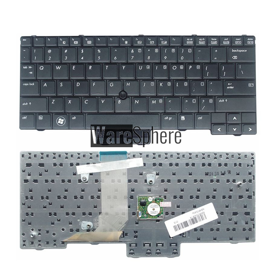 NEW for HP EliteBook 2540P 2540 US Laptop Keyboard black 