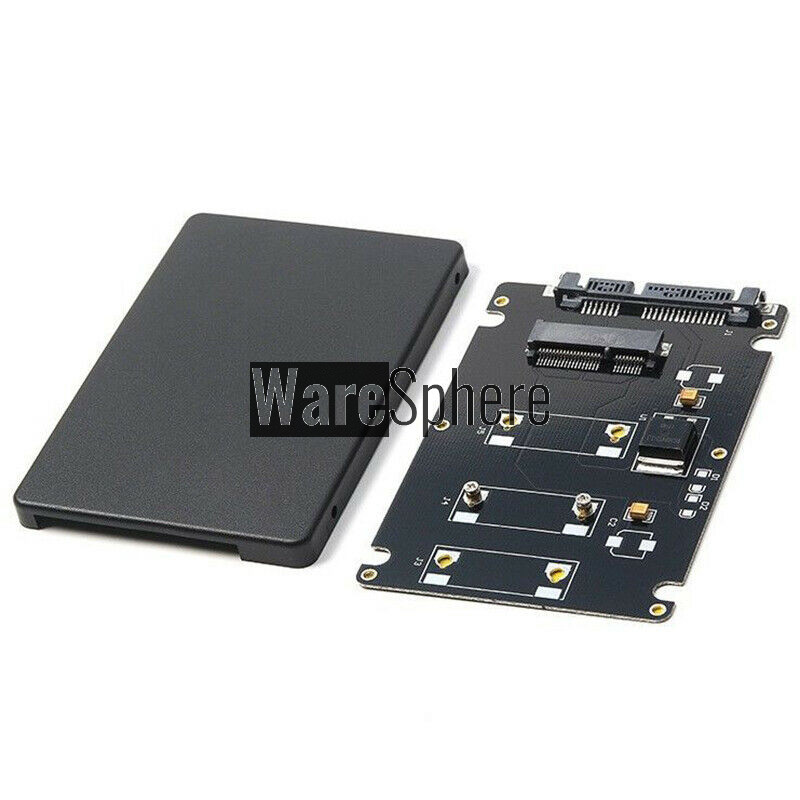 Mini Pcie mSATA SSD to 2.5 inch SATA3 Adapter Card with Case 7 mm Thickness P2Y1