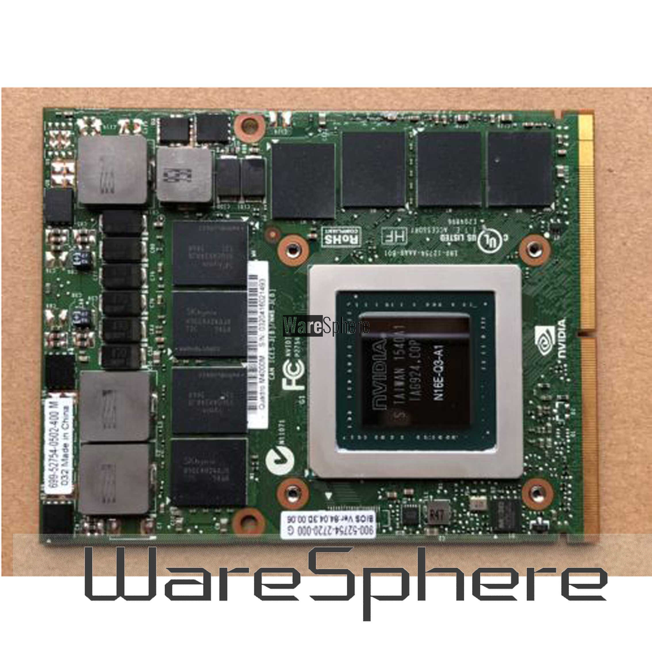 Video Card For Dell Nvidia Quadro M4000M 4GB DDR5 256Bit MXM 3.0 N16E-Q3-A1 04XR03 4XR03