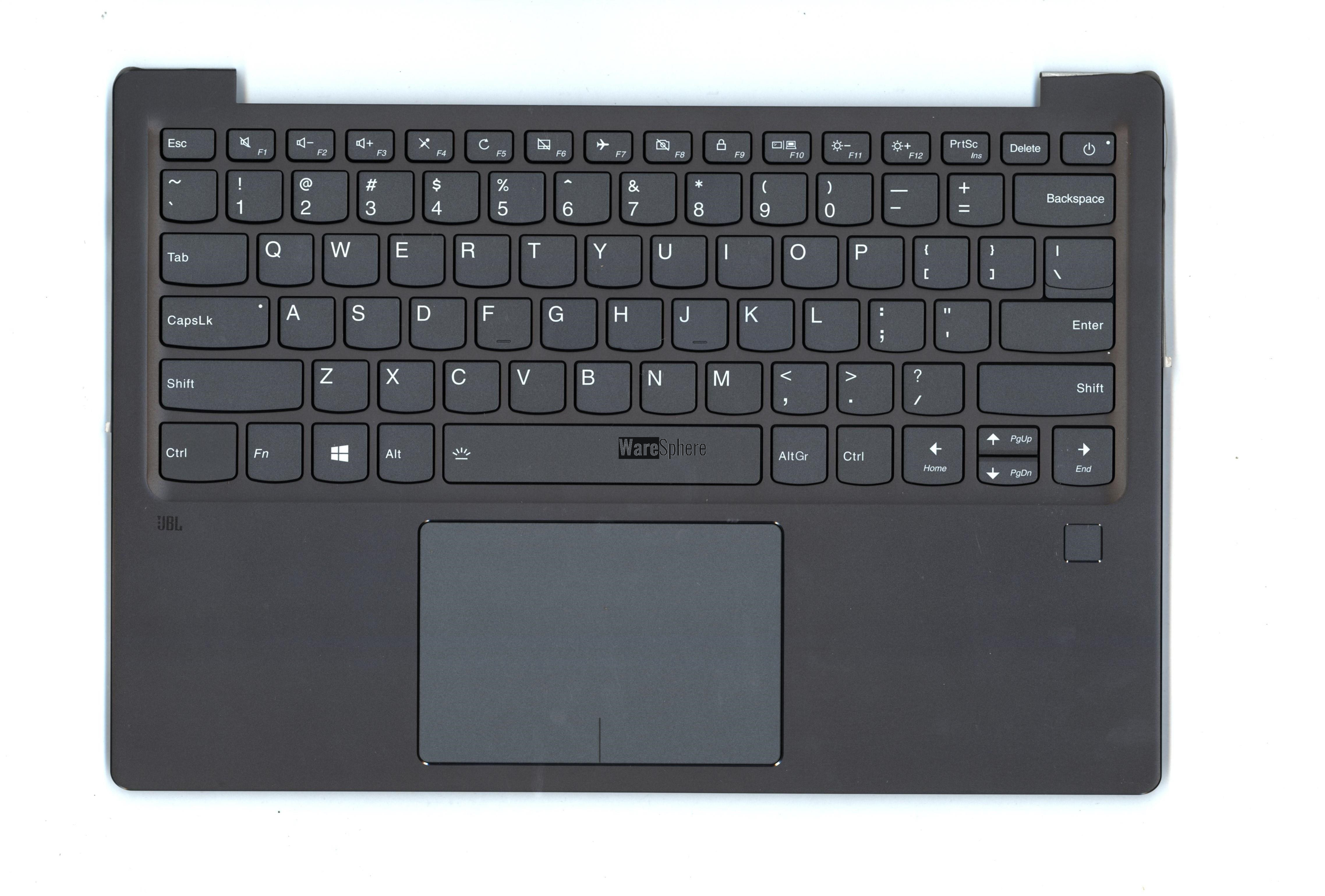 Top Cover Upper Case for Lenovo ideapad 720S-13IKB Palmrest with keyboard Touchpad 5CB0P19127 Gray