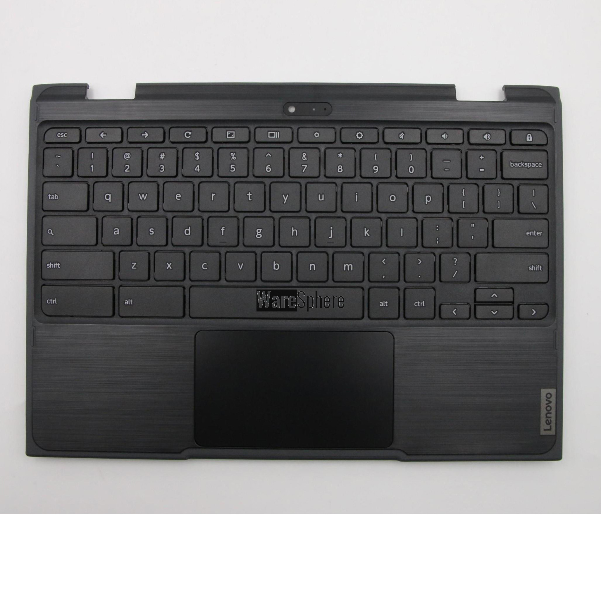 Upper Cover for Lenovo 500e Chromebook 2nd Gen Palmrest  W/KB/TP 5CB0T79601  Black