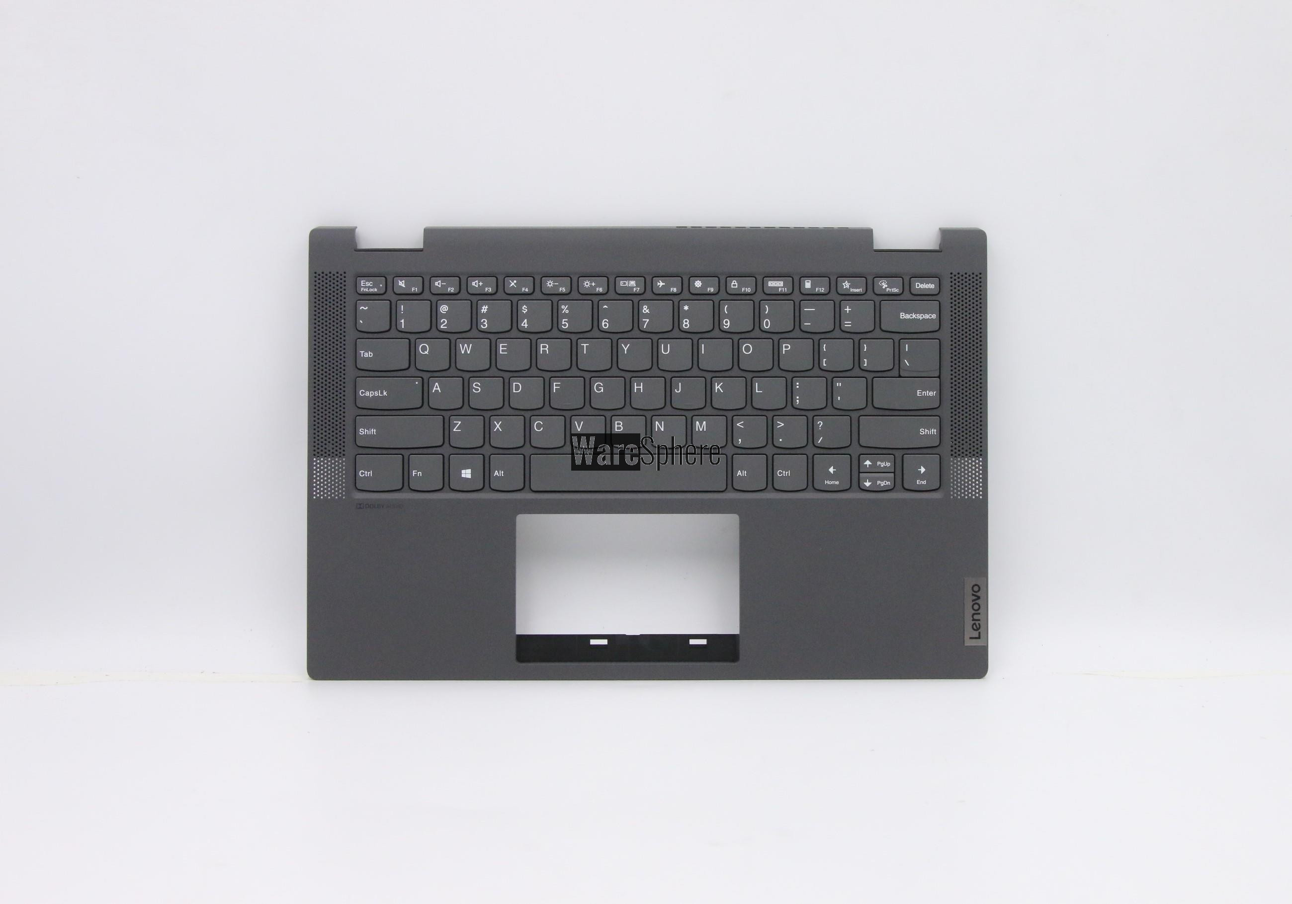 Top Cover Upper Case for Lenovo Flex 5-14IIL05 non Backlit KB 5CB0Y85458 Gray