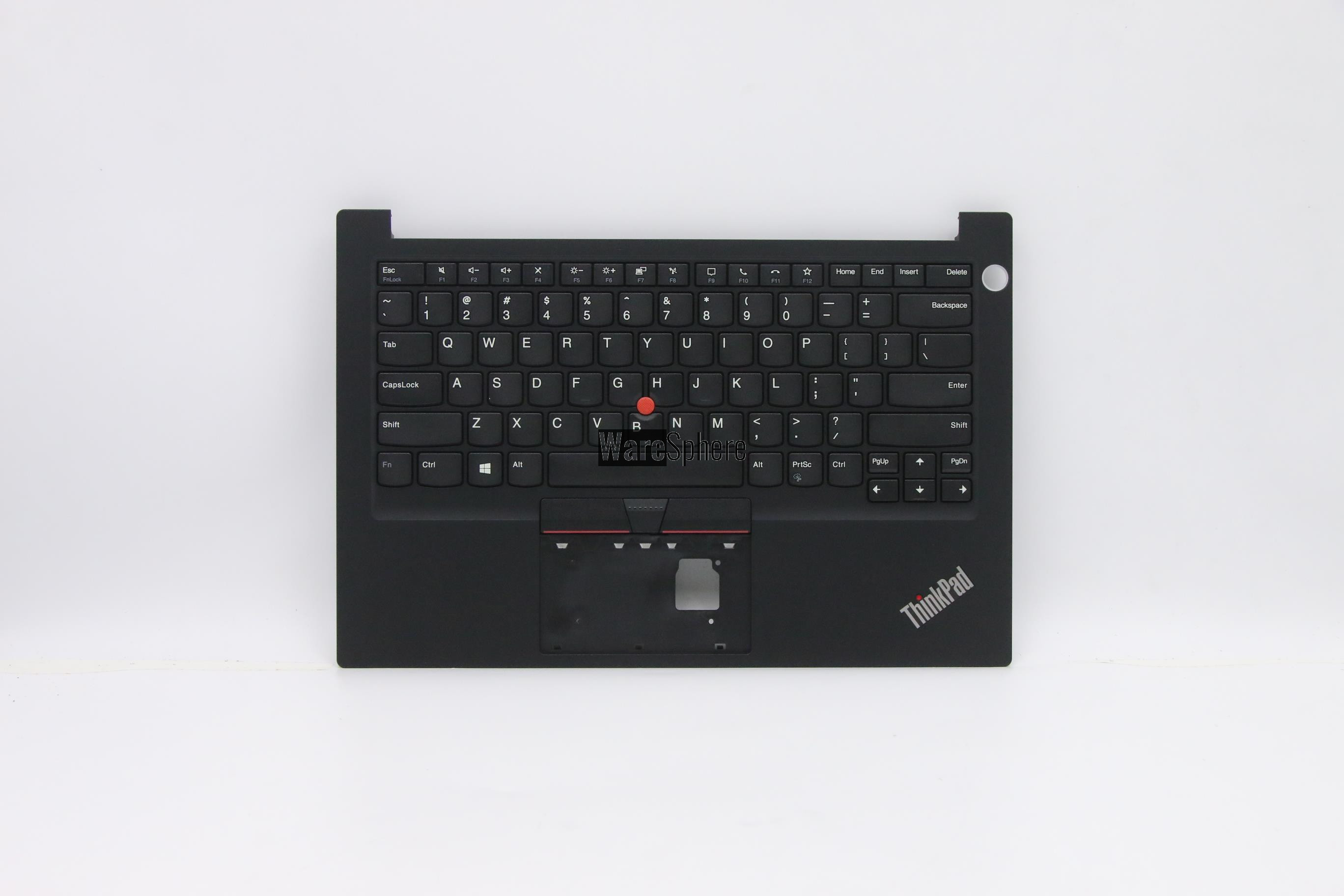 Top Cover Upper Case for Lenovo ThinkPad E14 Gen 2 With Nonbacklit Keyboard Finger Print Hole 5M10Z27295 Black