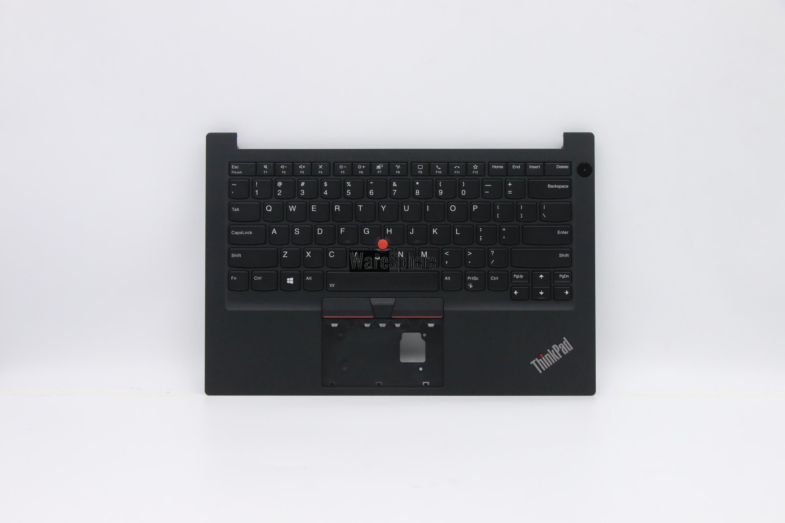 Top Cover Upper Case for Lenovo ThinkPad E14 Gen 2 With Backlit Keyboard 5M10Z27329  Black