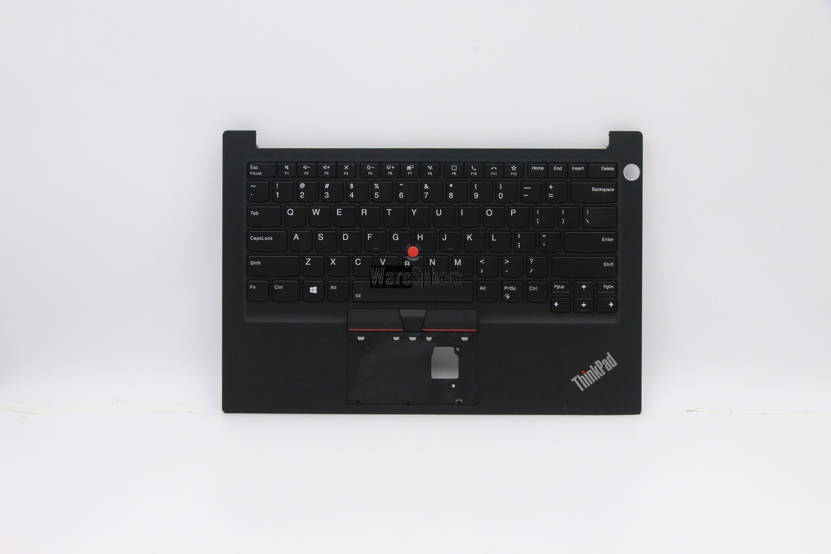 Top Cover Upper Case for Lenovo ThinkPad E14 Gen 2 With Backlit Keyboard Finger Print Hole 5M10Z27363 Black