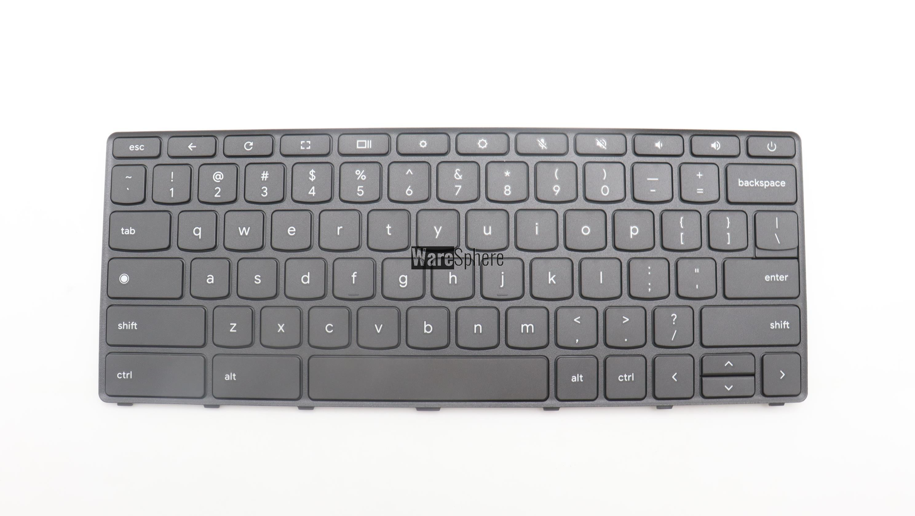 Keyboard for Lenovo 100e Chromebook Gen4 5N21L43911 5N21L43957 5N21L43950 US Black