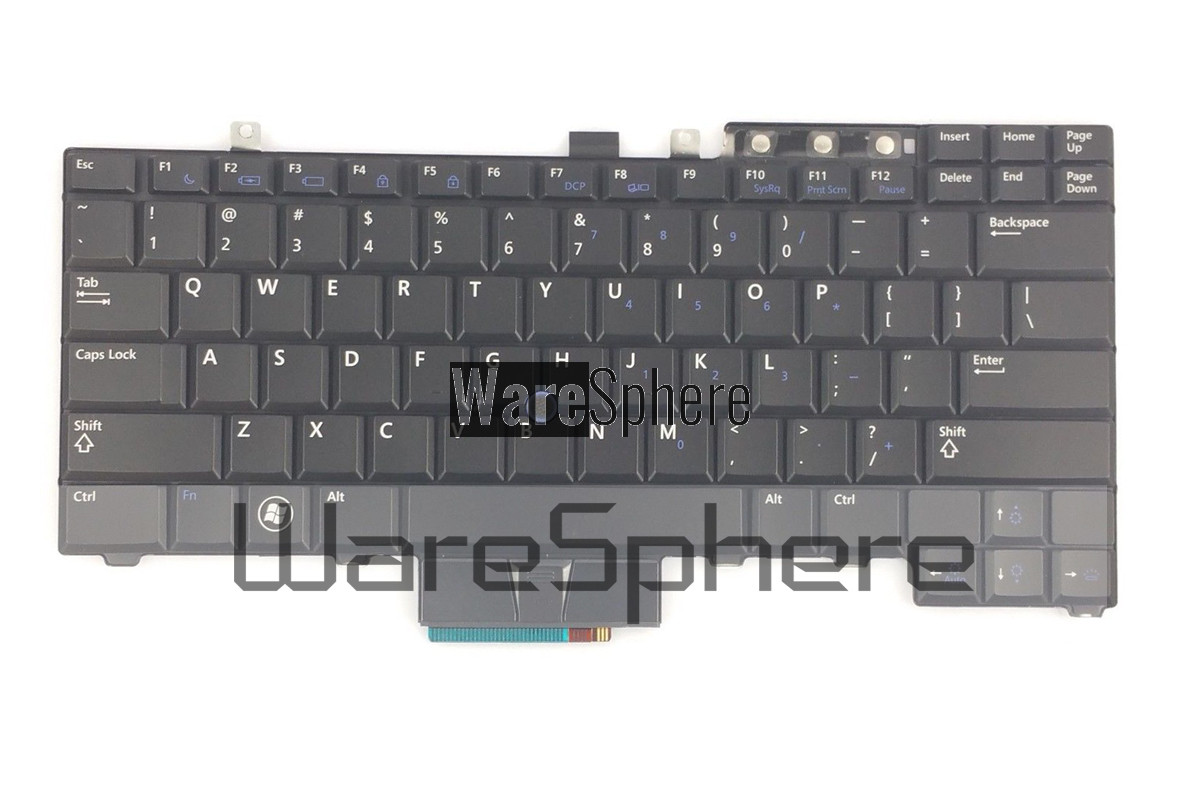 Backlit Keyboard For Dell Latitude E5510 E6400 E6410 E6500 E6510 7dcfw Spanish Black Dual Point