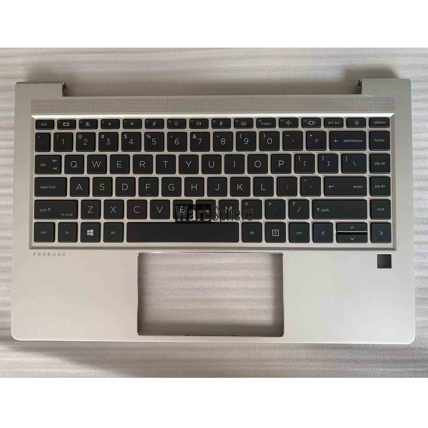 Top Cover Upper Case for HP Probook 440 G8 With BL keyboard and SC 4BX8QTATPD0 Silver