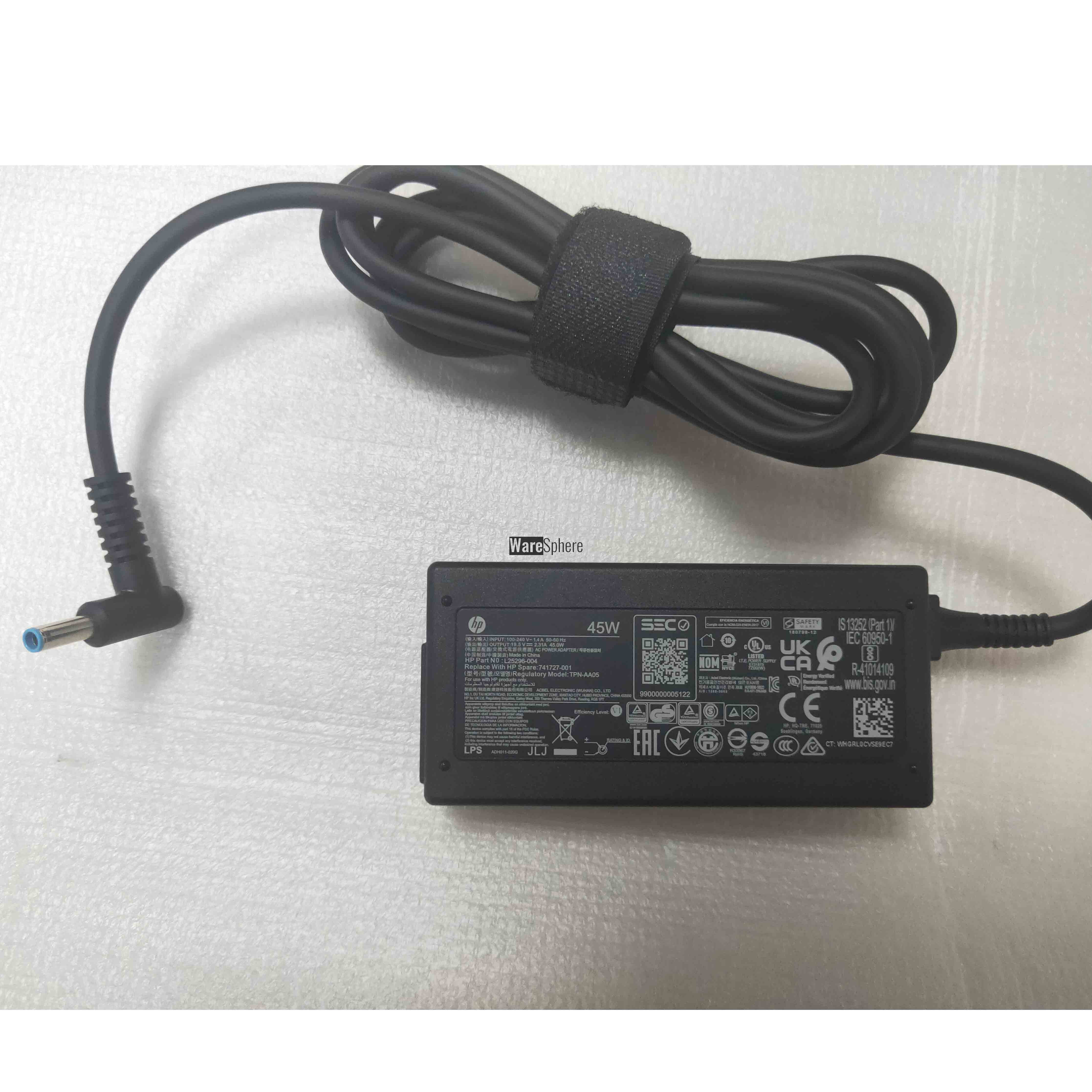 45W 19.5V 2.31A AC Adapter for HP TPN-AA05 L25296-001 4.5*3.0
