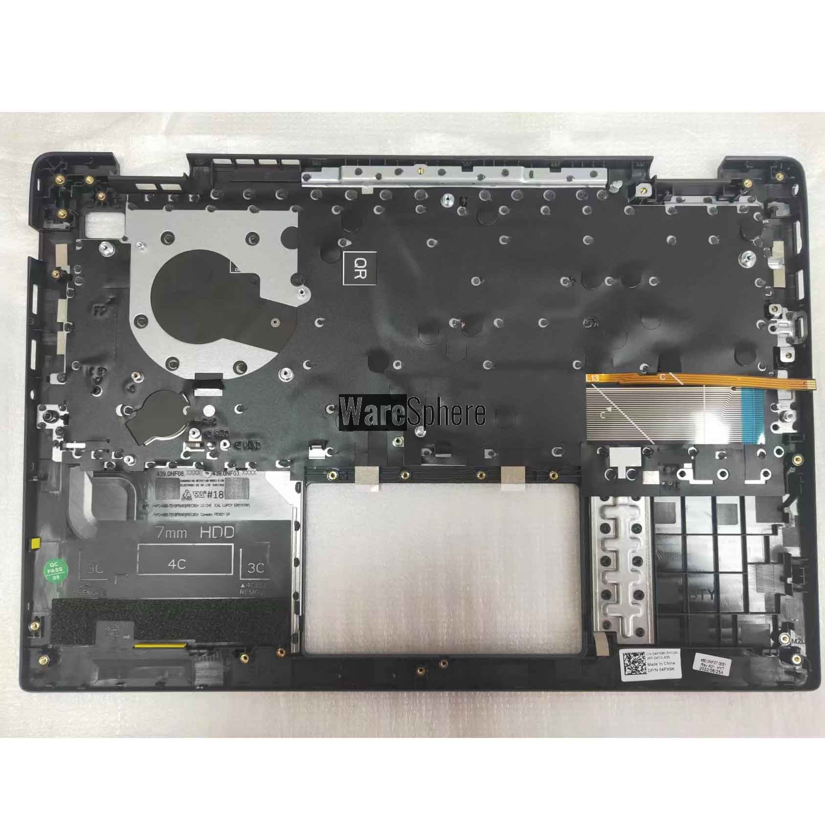Top Cover Upper Case for Dell LATITUDE 3420 W/KB  W/O touchpad 4PX9K 04PX9K Black