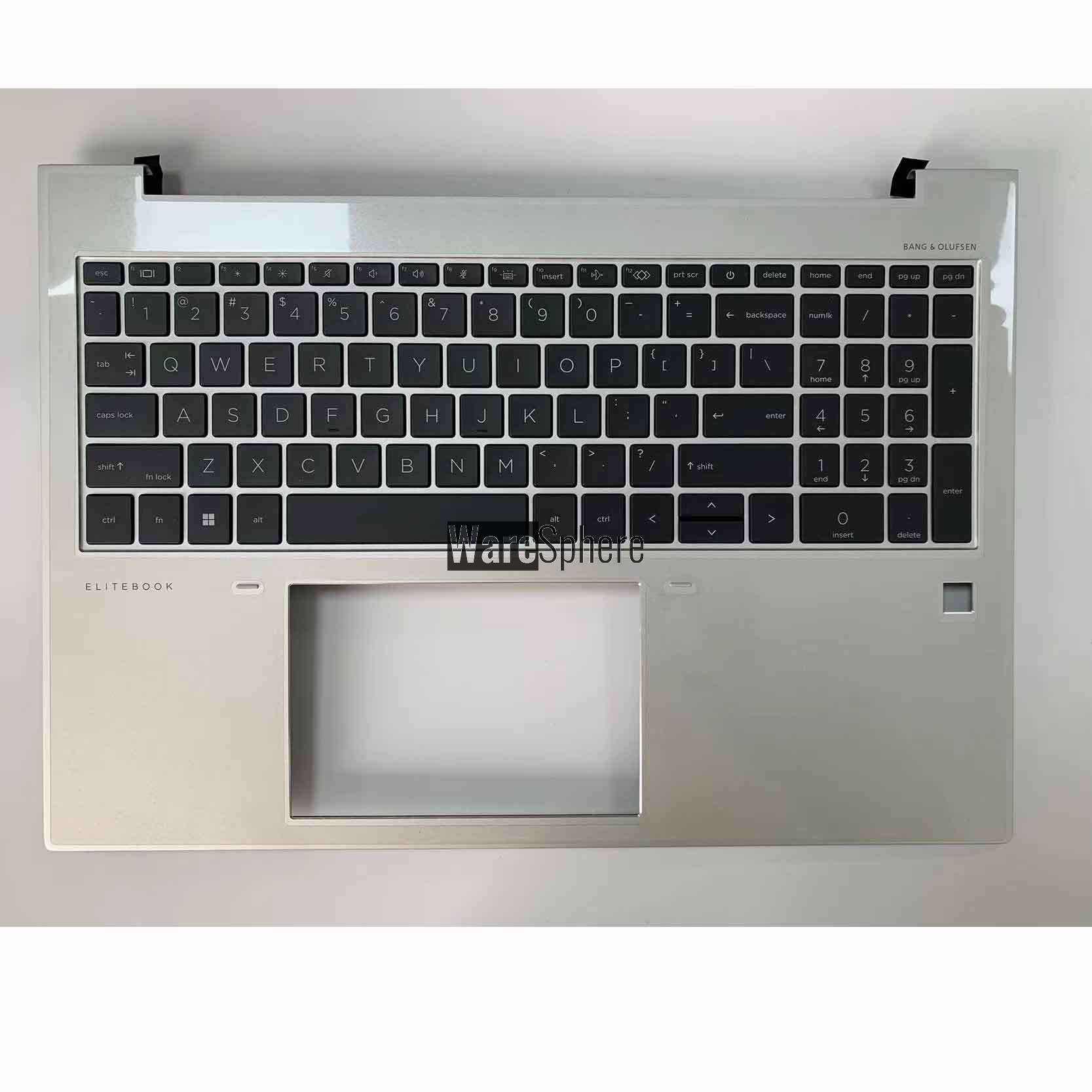 Top Cover Upper Case for HP EliteBook 860 G9 w/keyboard w/Fingerprint Hole 6070B1964501 N08145-001 Silver