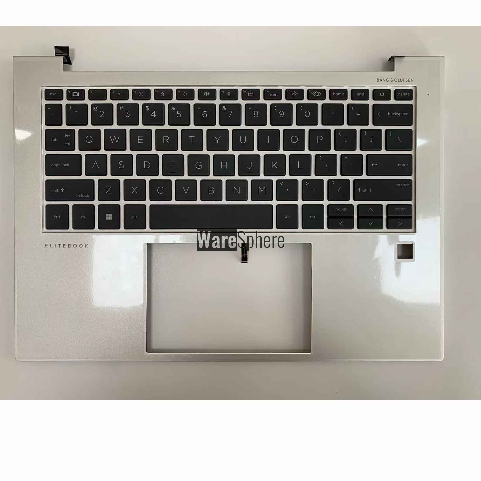 Top Cover Upper Case for HP EliteBook 845 G9 With Backlit Keyboard AMD N14786-001 Silver
