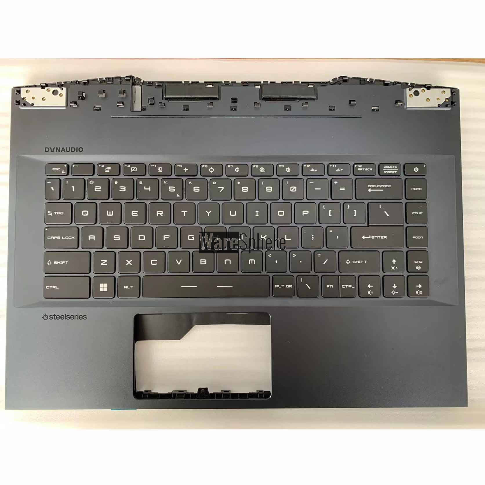 Top Cover Upper Case for MSI 1541 GE66 With Keyboard Blue