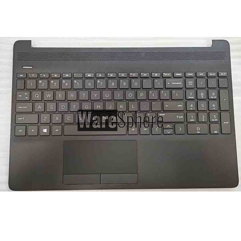 Top Cover Upper Case for HP 15-DW With Keyboard BLACK L94460-001 US