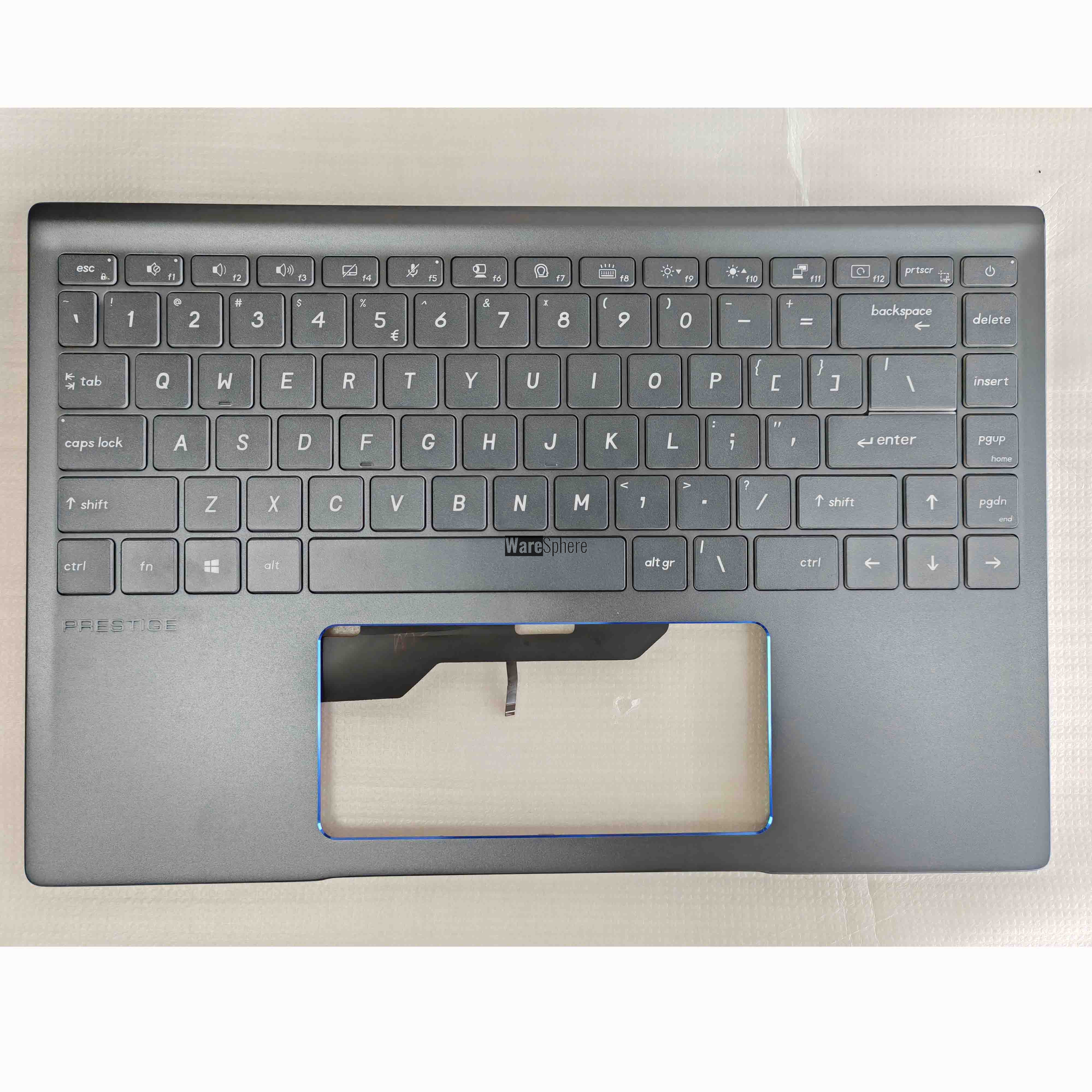 Top Cover Upper Case for MSI Prestige 14 P14 With Backlit Keyboard Blue