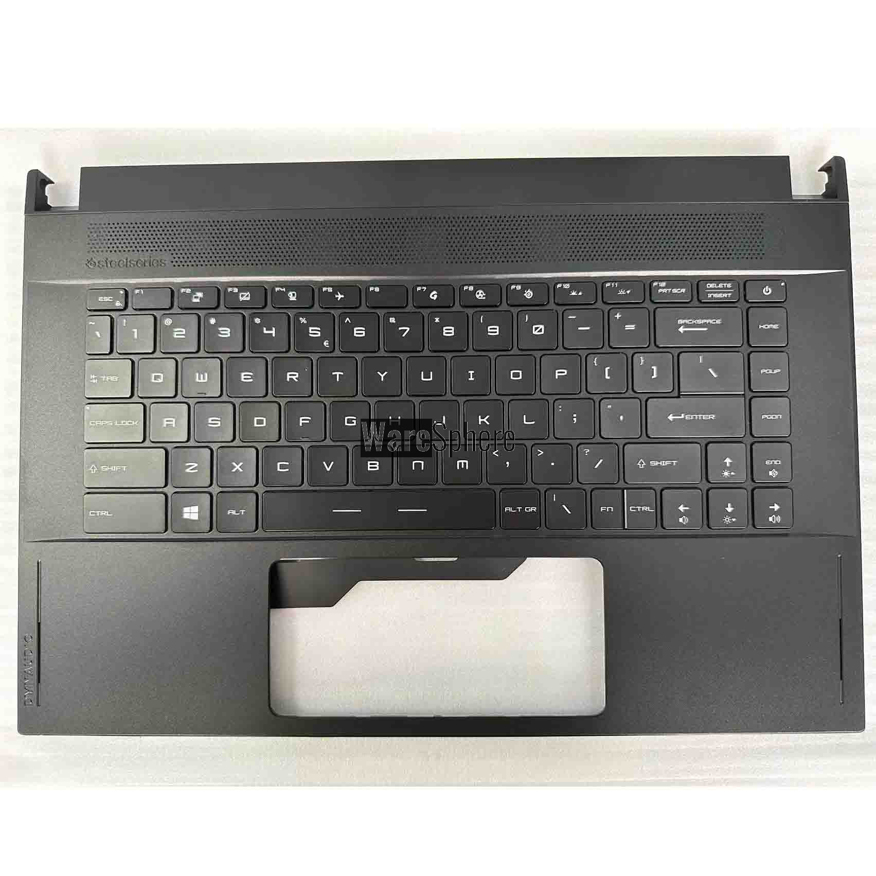 Top Cover Upper Case for MSI GS66 MS-16V4 With Colorful Backlit keyboard 3076V4C212Y31 957-16V412E-C21 Black