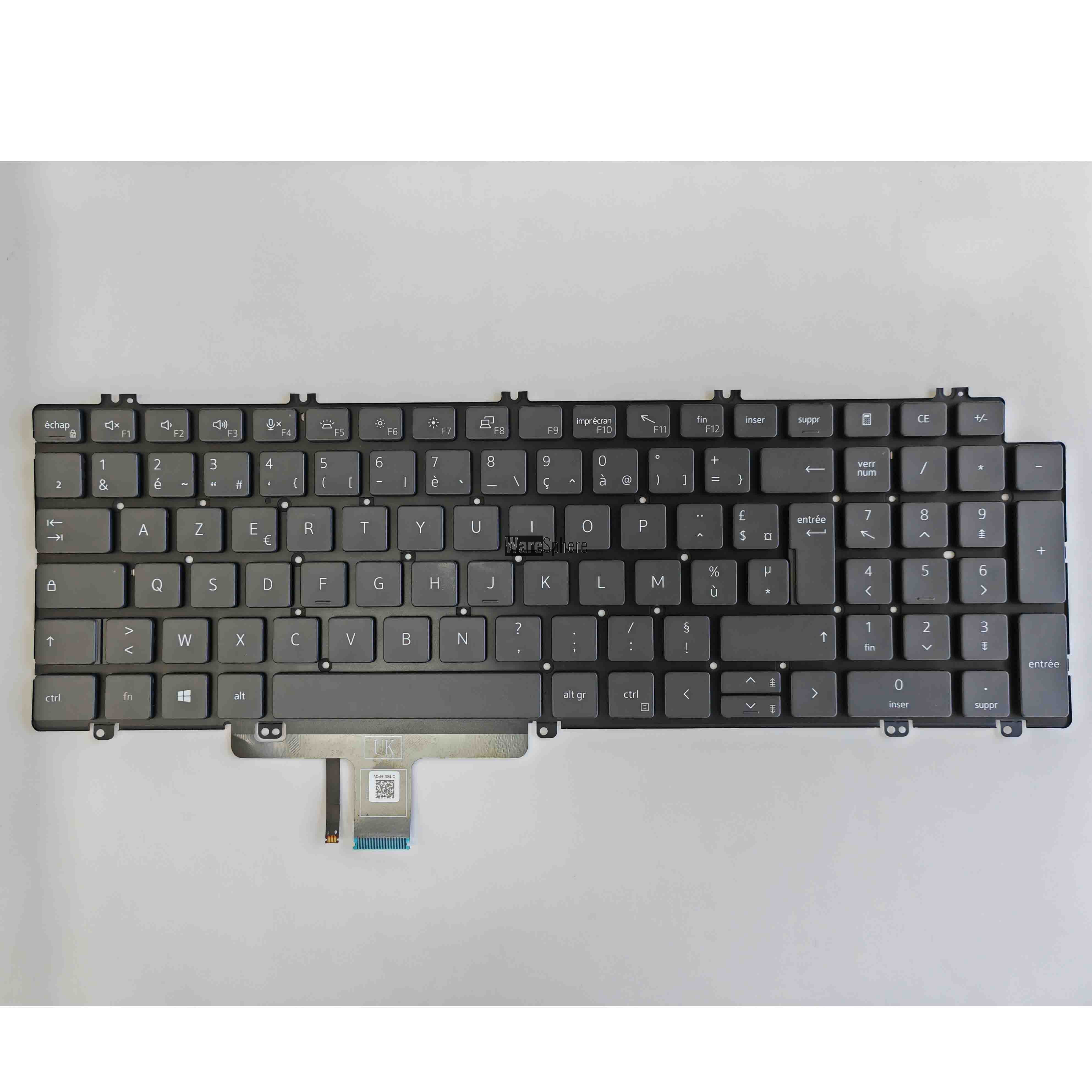 Laptop FR Backlit Keyboard for Dell Latitude 3540 0T8GJ1 T8GJ1 Black