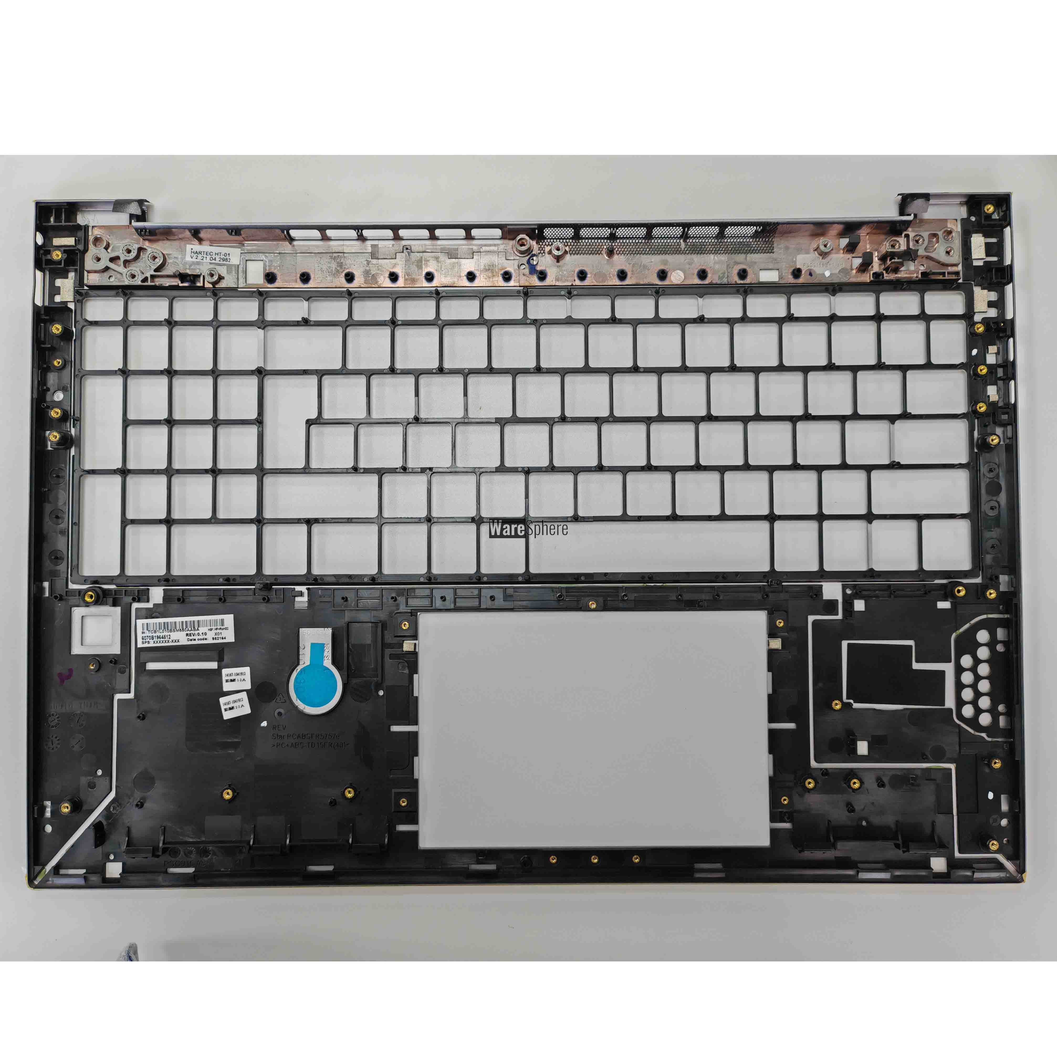 Top Cover Upper Case for HP ZBook Firefly 16 G9 With SC UK 6070B1964512 Silver Grey