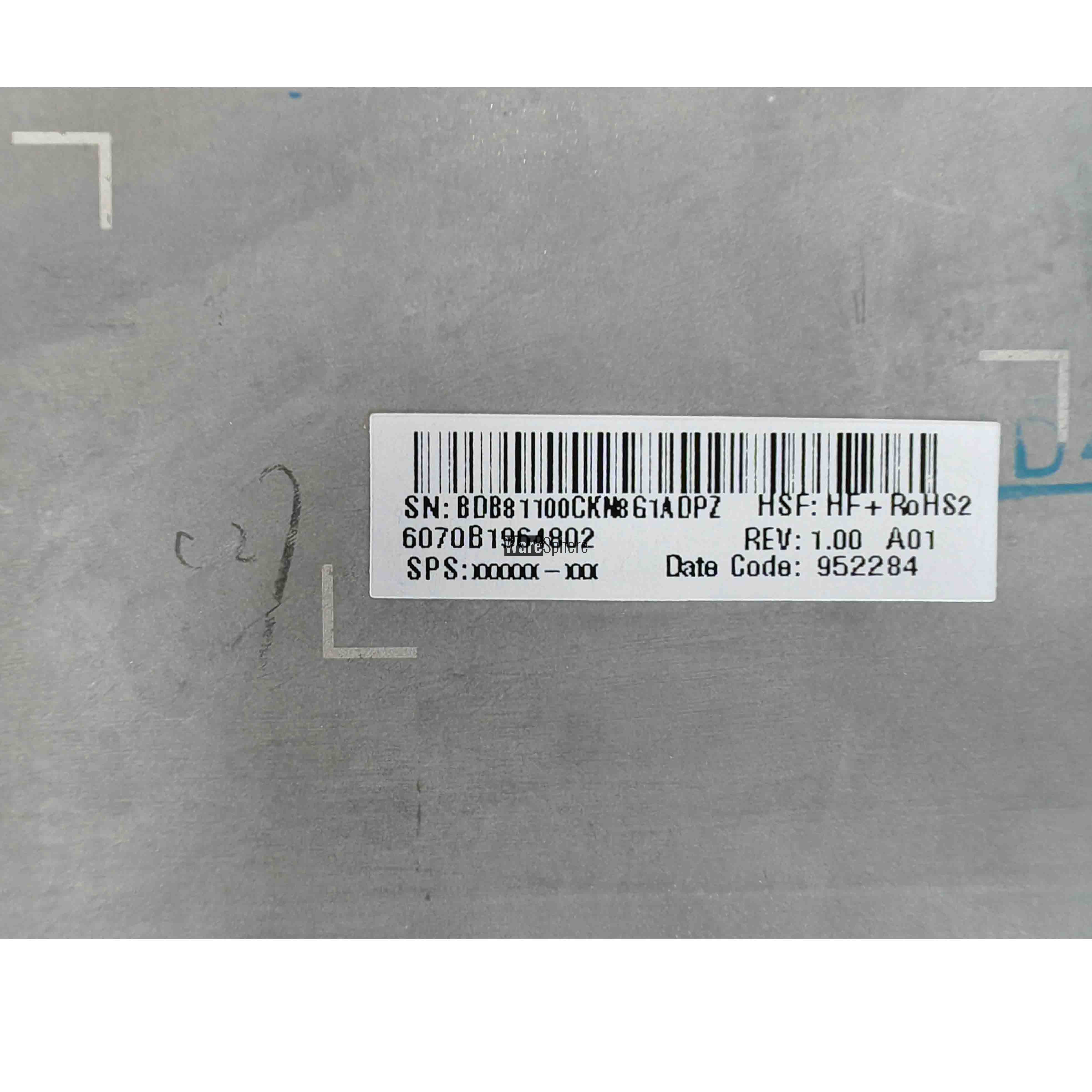 LCD Back Cover for HP EliteBook 830 G9 6070B1964802 Silver
