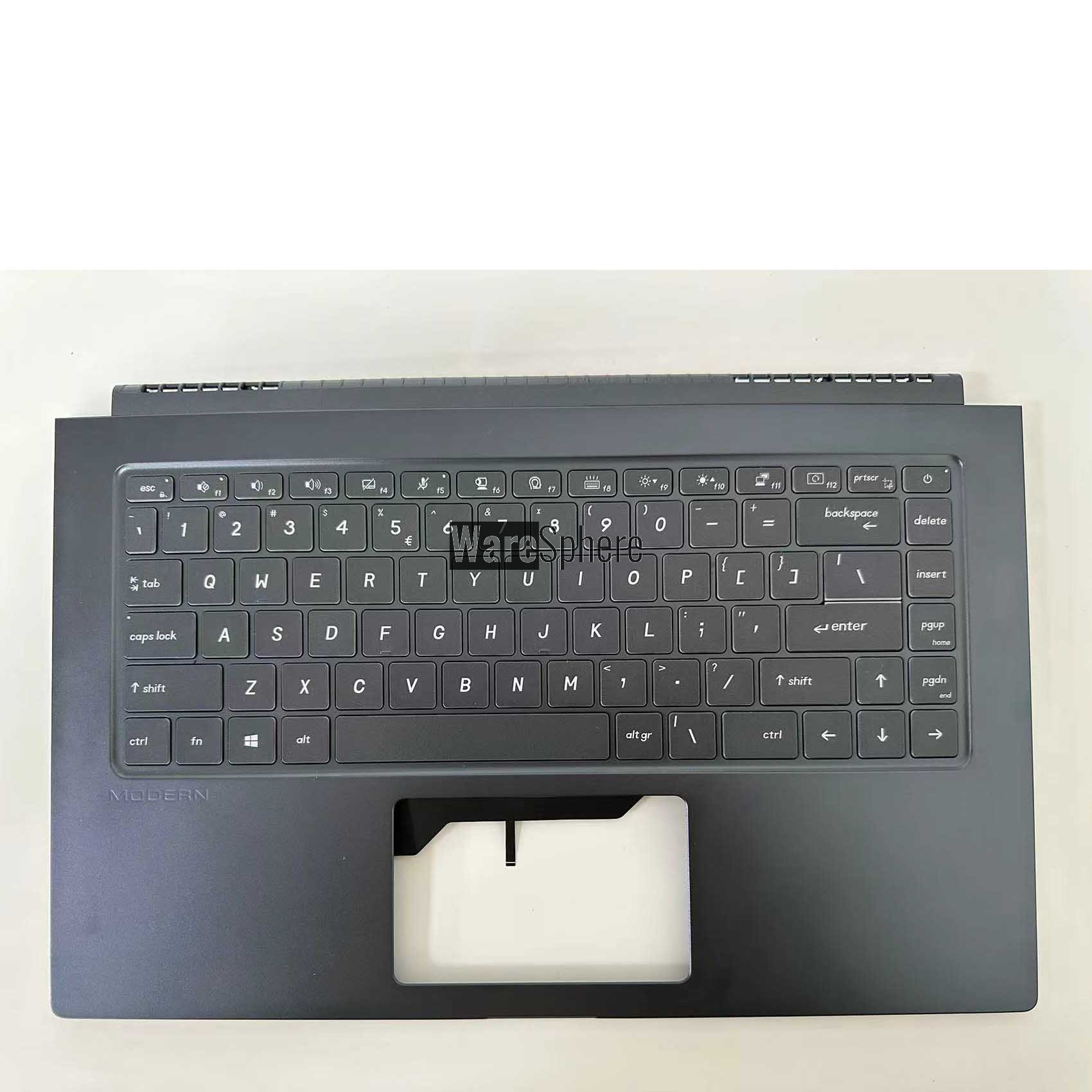 Top Cover Upper Case With Backlit KB for MSI Modern 15  MS-1551 307-551C813  Dark Blue