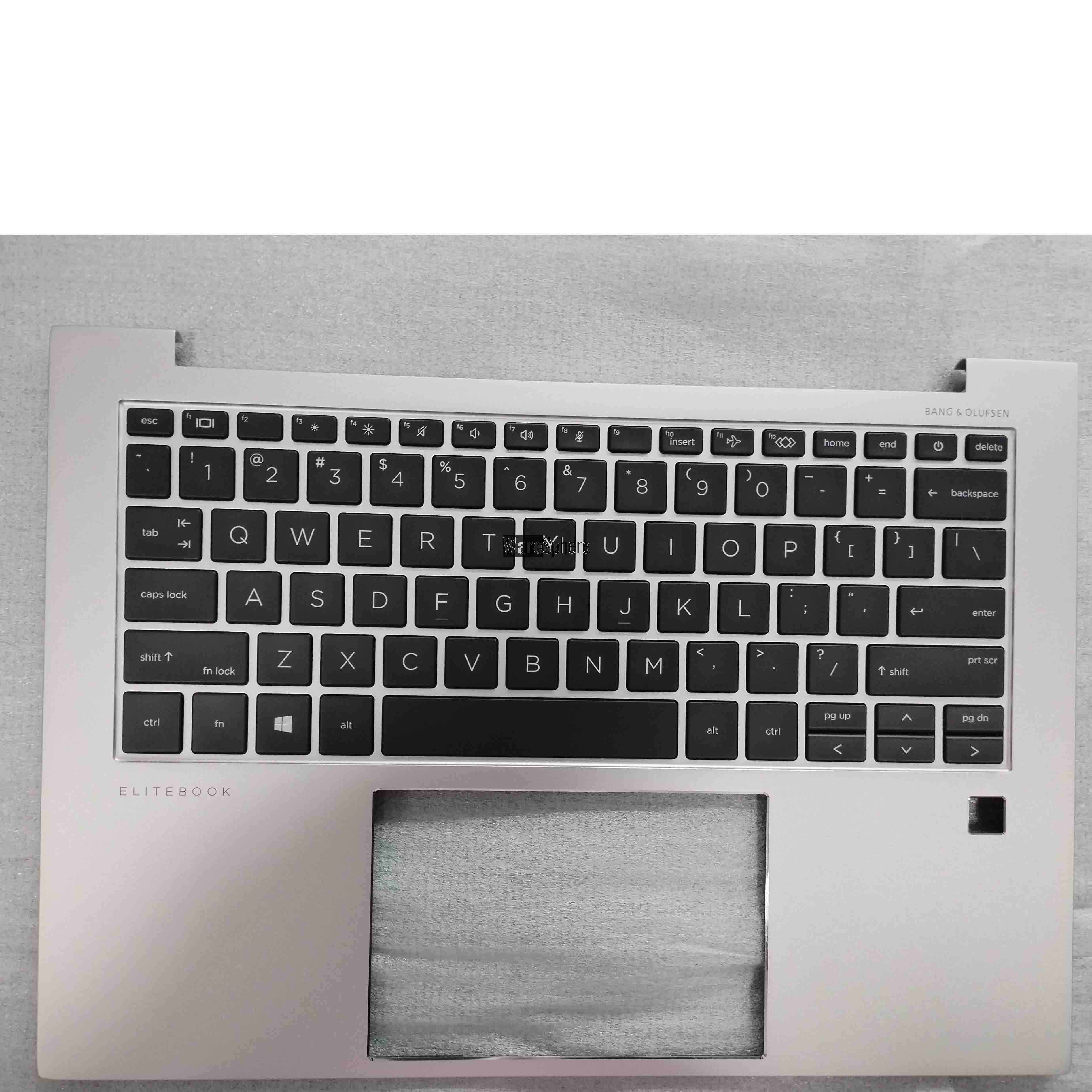 Top Cover Upper Case Palmrest with US nobacklit keyboard for HP EliteBook 840 G9 6070B1965701 Silver