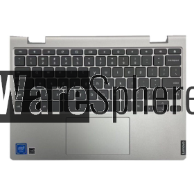 Lenovo Chromebook C340-11 Palmrest with Keyboard and Touchpad Silver 5CB0U43369