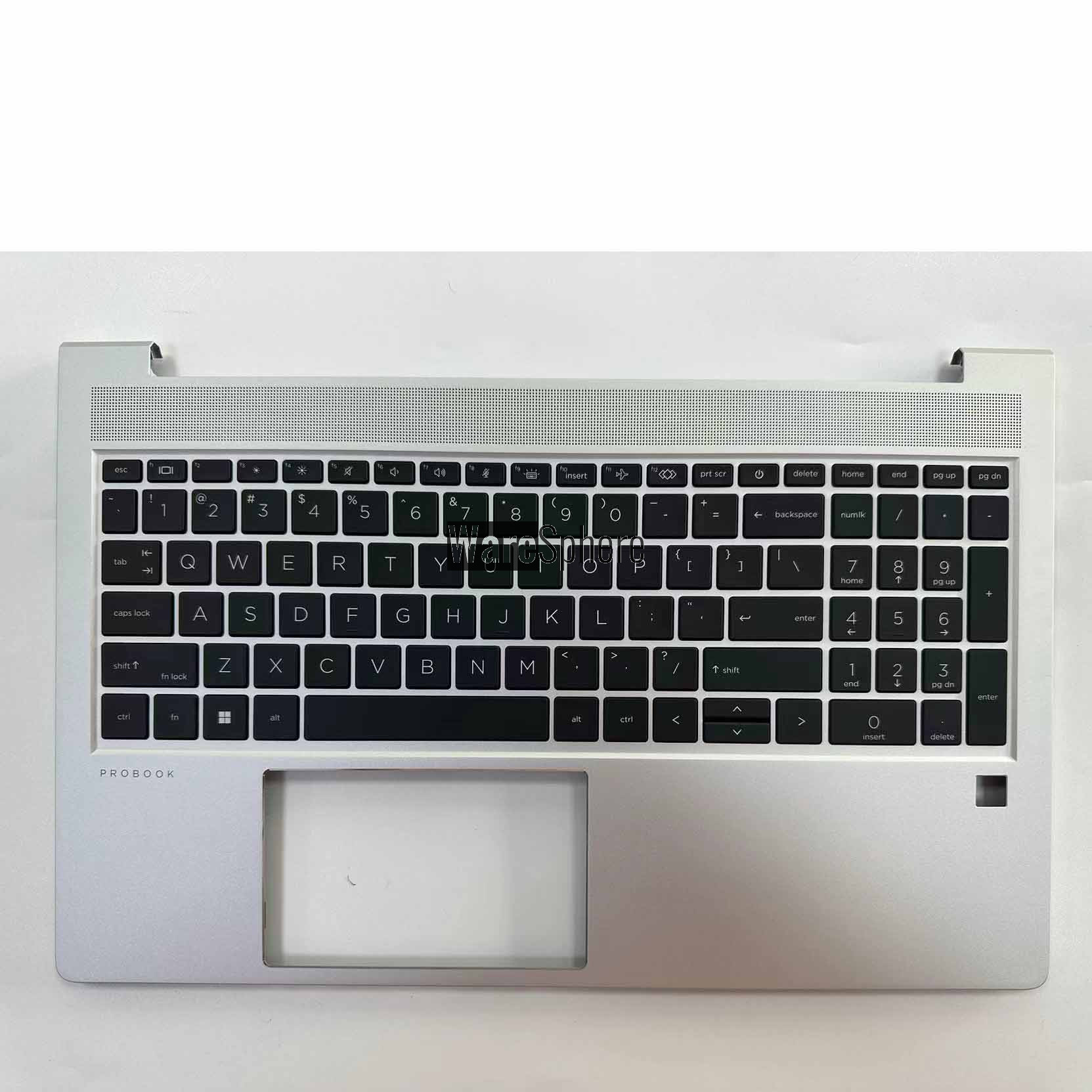  Top Cover Upper Case for HP ProBook 450 G10 With Backlit Keyboard N43874-001 Silver