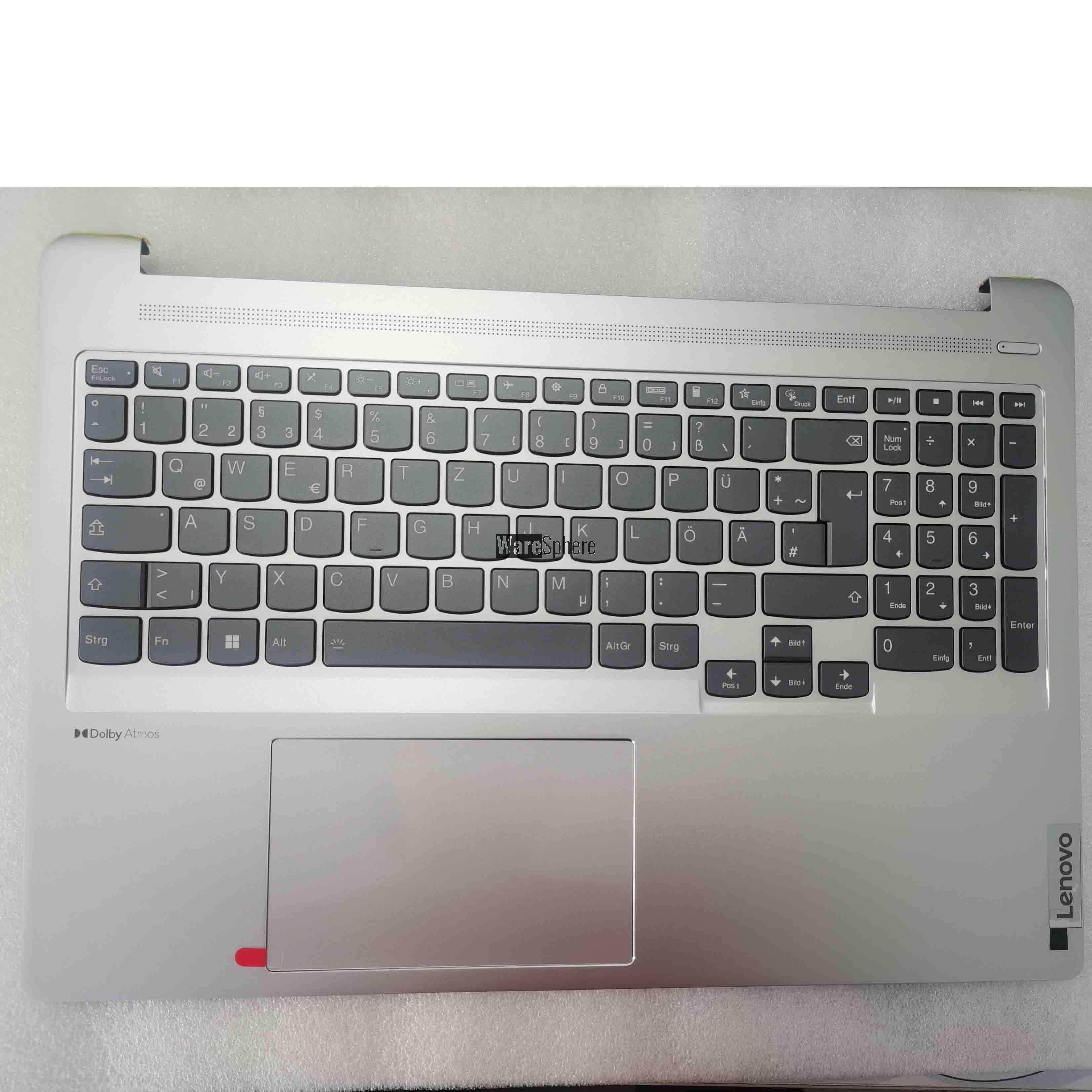 Top Cover Upper Case With keyboard and touchpad for Lenovo IdeaPad Pro-16 2021 NB3029  HQ20721723000  Silver