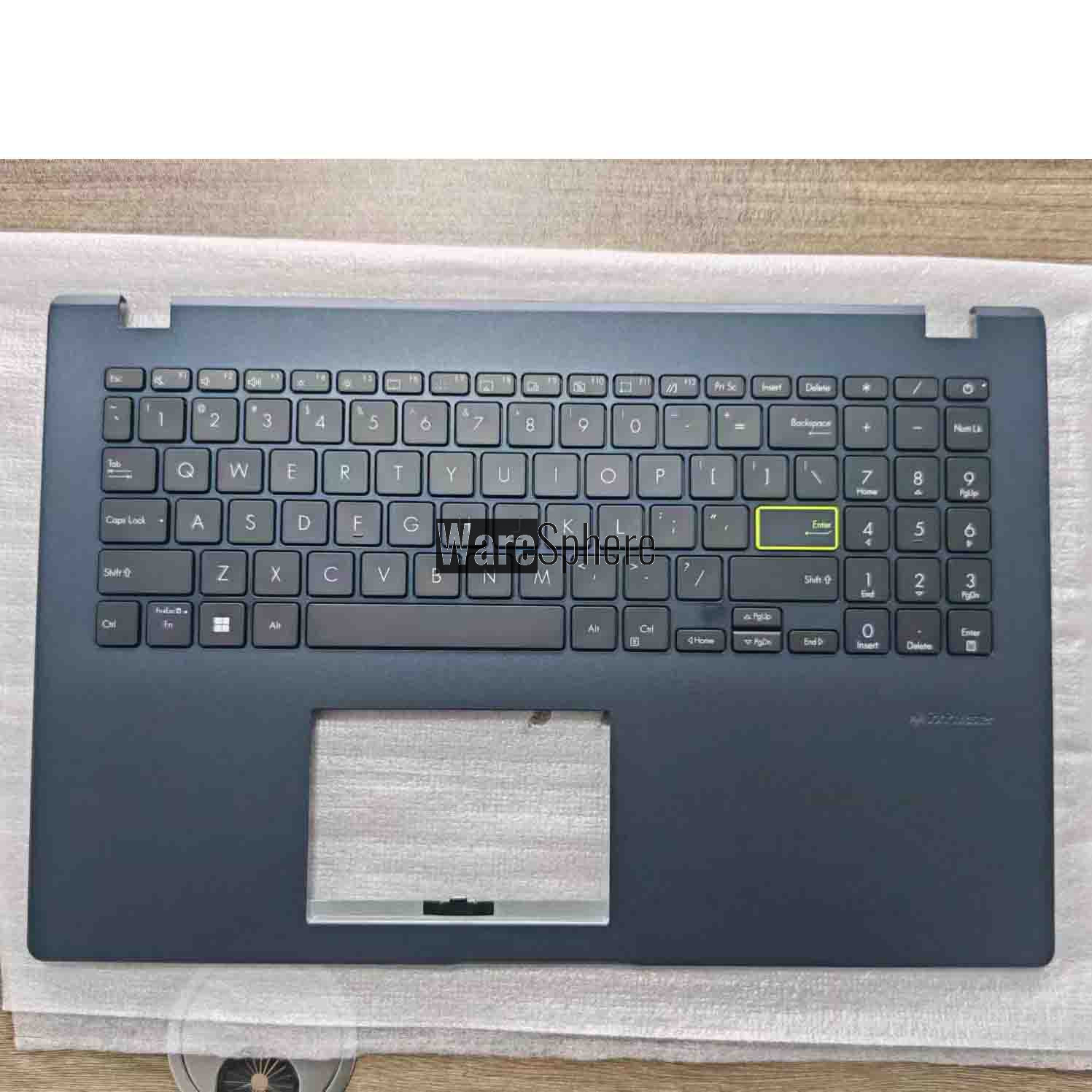  Top Cover Upper Case With BacklitKeyboard for ASUS E510 3BBK4TAJN90 Blue