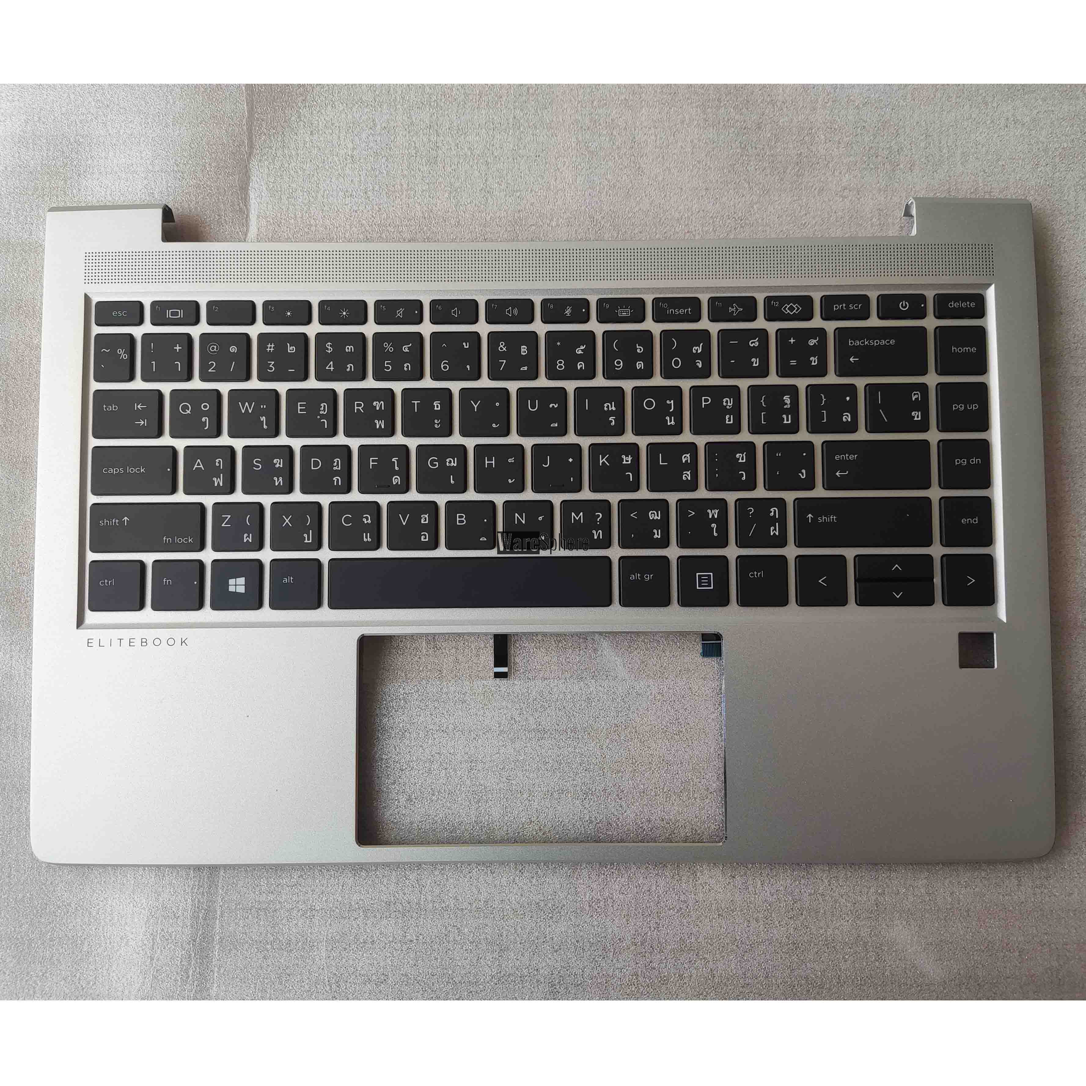 Top Cover Upper Case Palmrest For HP Elitebook 640 G10 With Thai Backlit Keyboard N45428-281 4BX8TTATP40 4BX8TTATPG0 Silver  