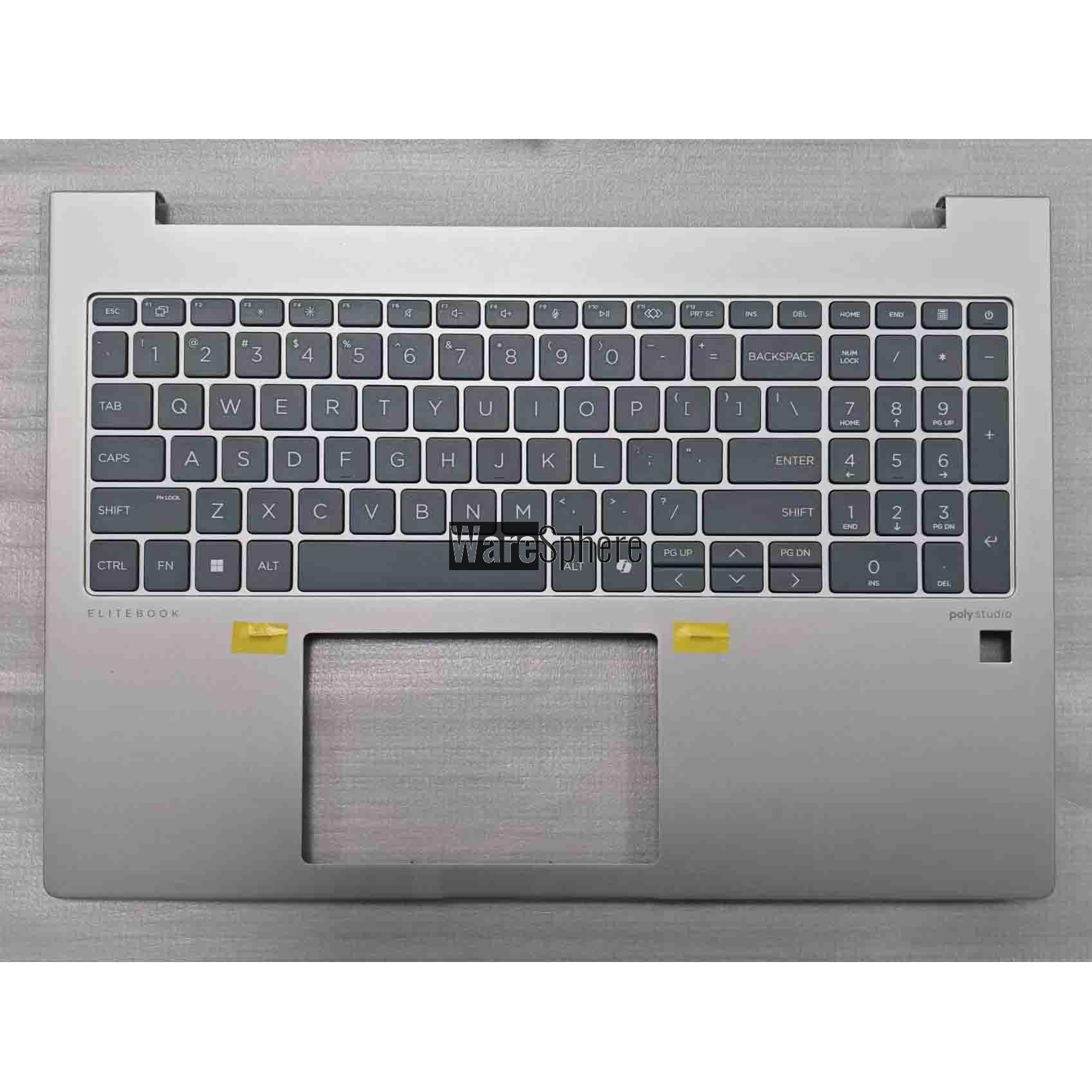  Top Cover Upper Case Palmrest for HP EliteBook 660 G11 With Non-Backlit Keyboard N97246-001 Silver Gray