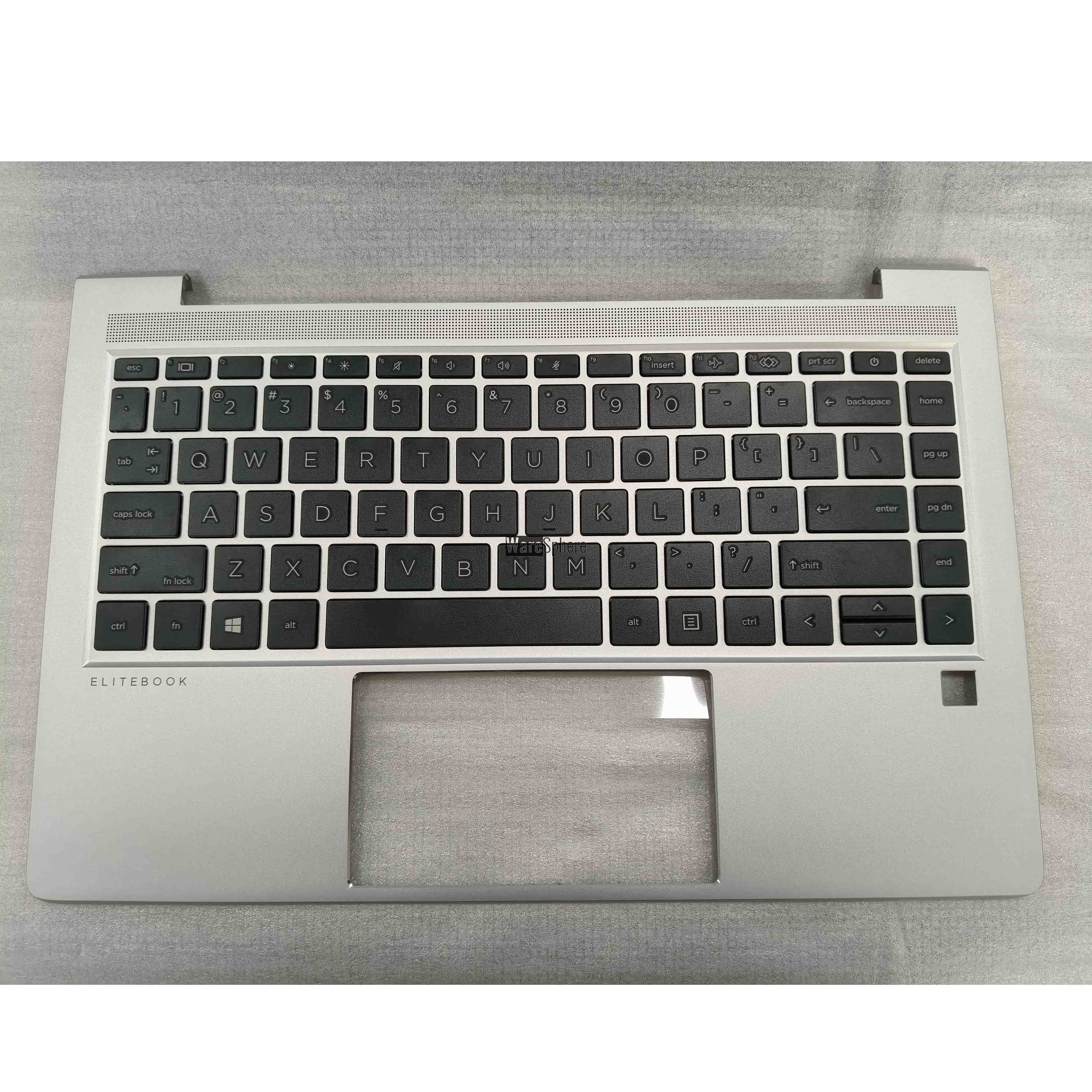  Top Cover Upper Case Palmrest for HP Elitebook 640 G10  With Non-Backlit Keyboard  4BX8TTATP40 4BX8TTATPG0  Silver
