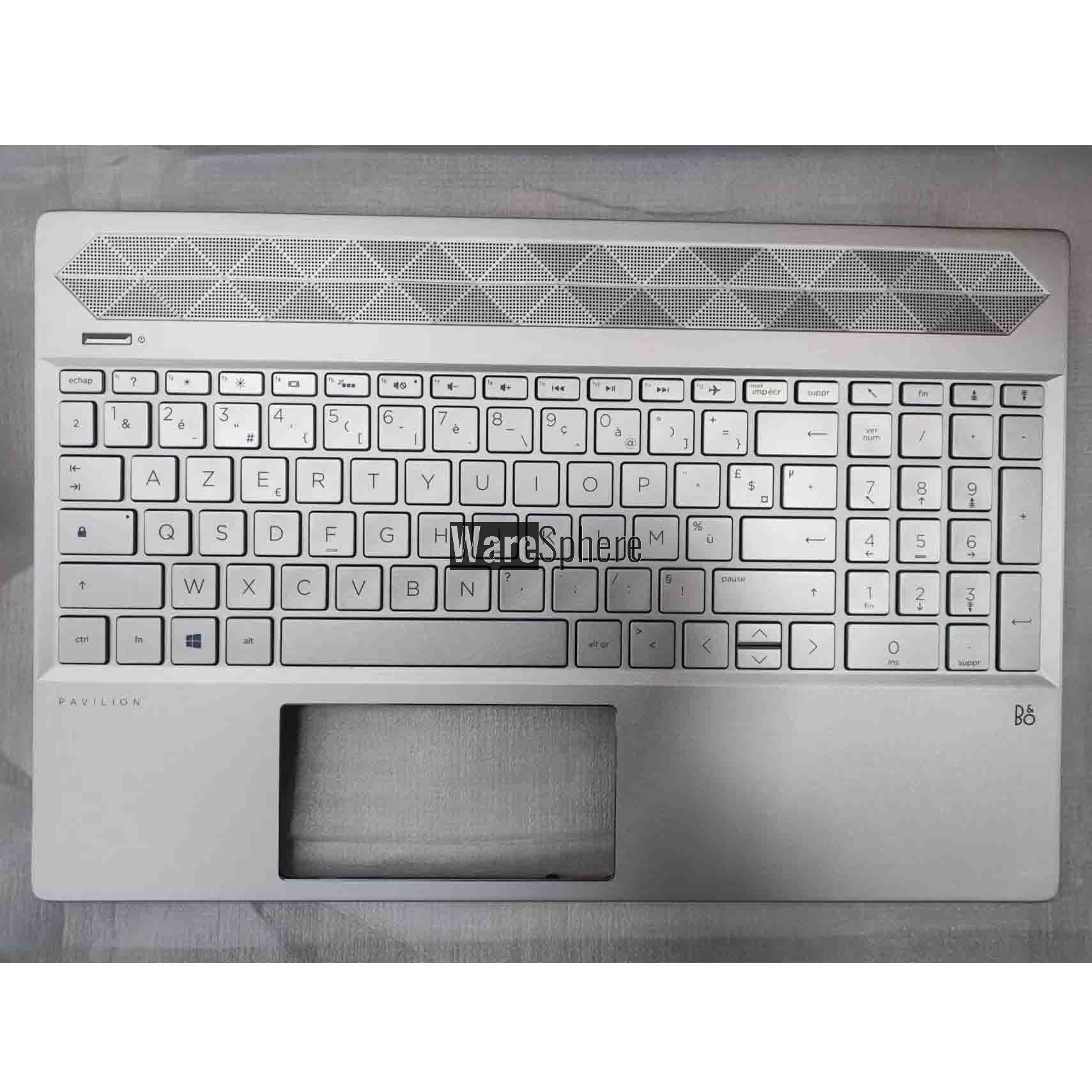  Top Cover Upper Case Palmrest for HP Pavilion 15-CS With Backlit Keyboard FR L24752-051 Silver