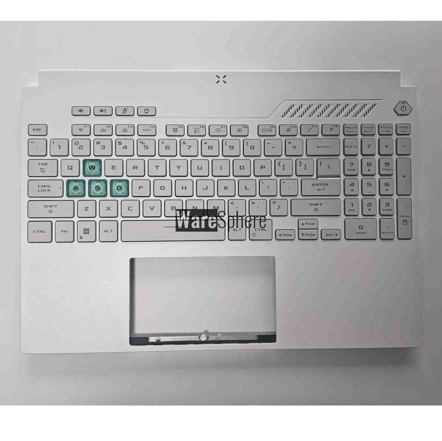  Top Cover Upper Case Palmrest for ASUS TUF Gaming F15 FX507 FA507 With Backlit Keyboard 33NJKTA0020 White