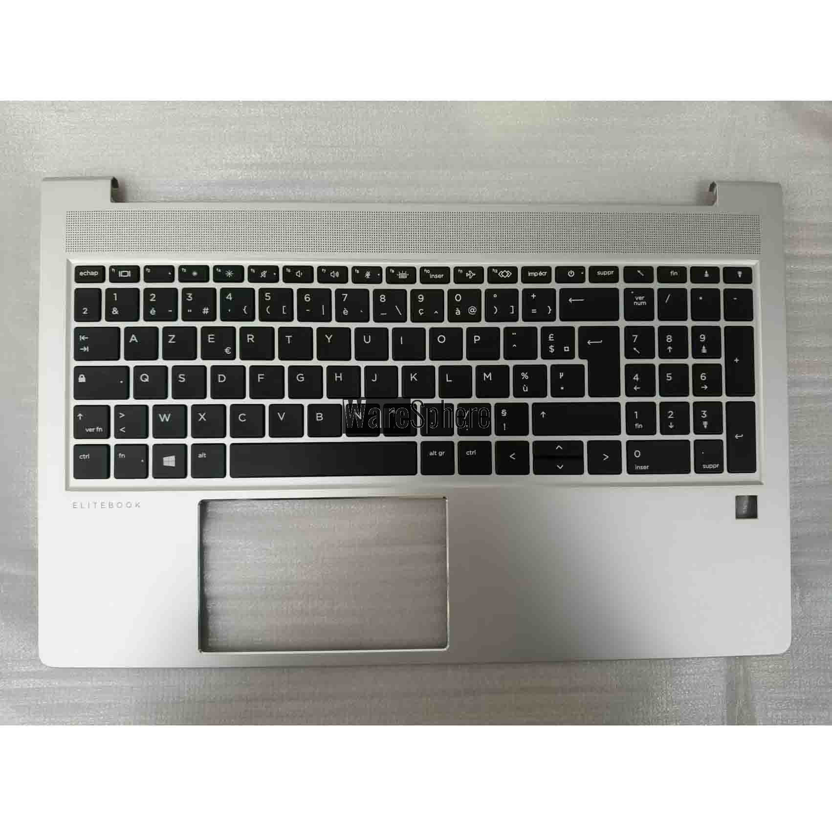  Top Cover Upper Case Palmrest for HP Elitebook 650 G10 With Backlit Keyboard FR With SC And SIM  Silver