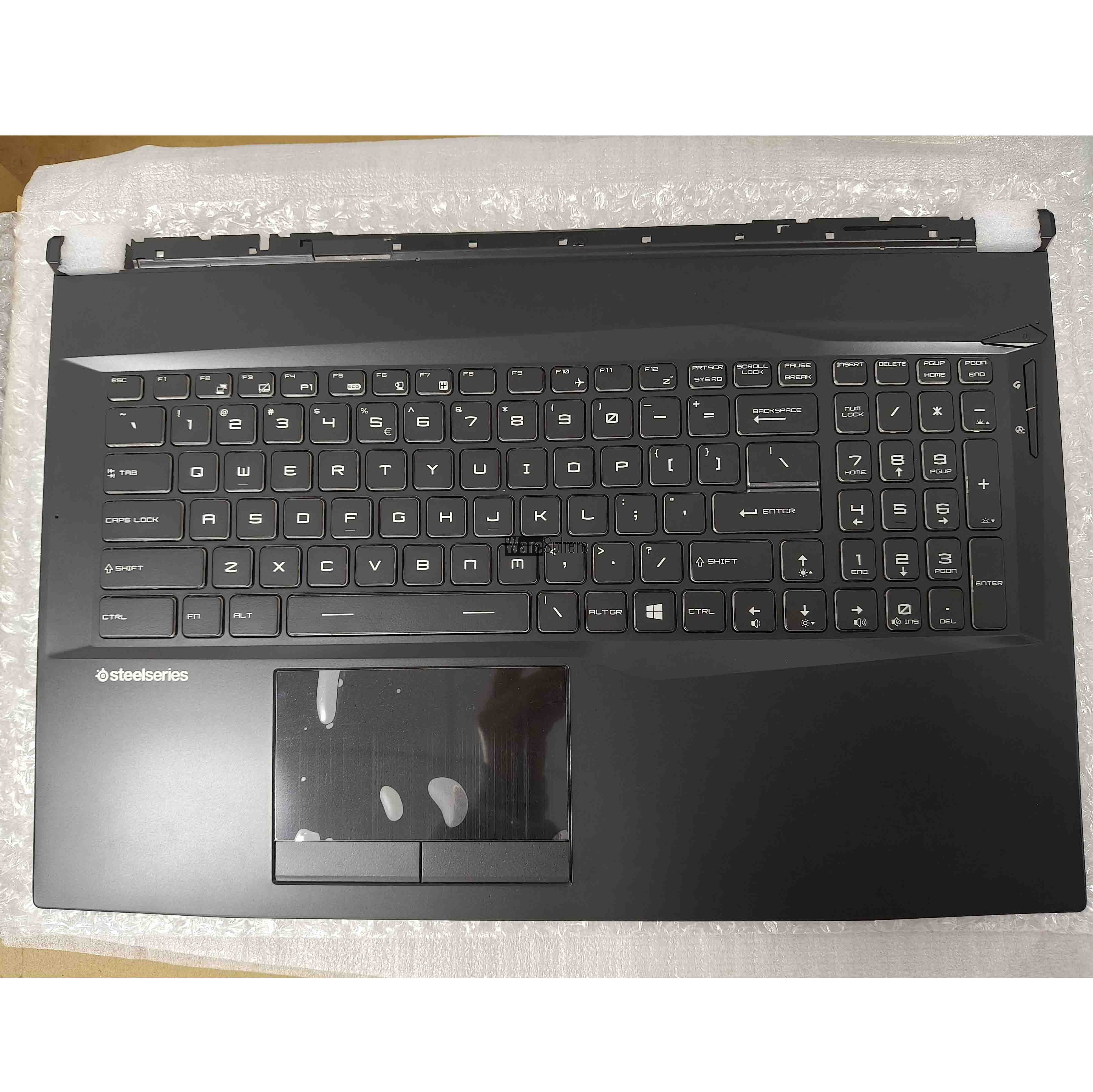 Top Cover Upper Case Palmrest for MSI GL75 MS-17E4 With Backlit Keyboard RGB 307-7EC212 Black