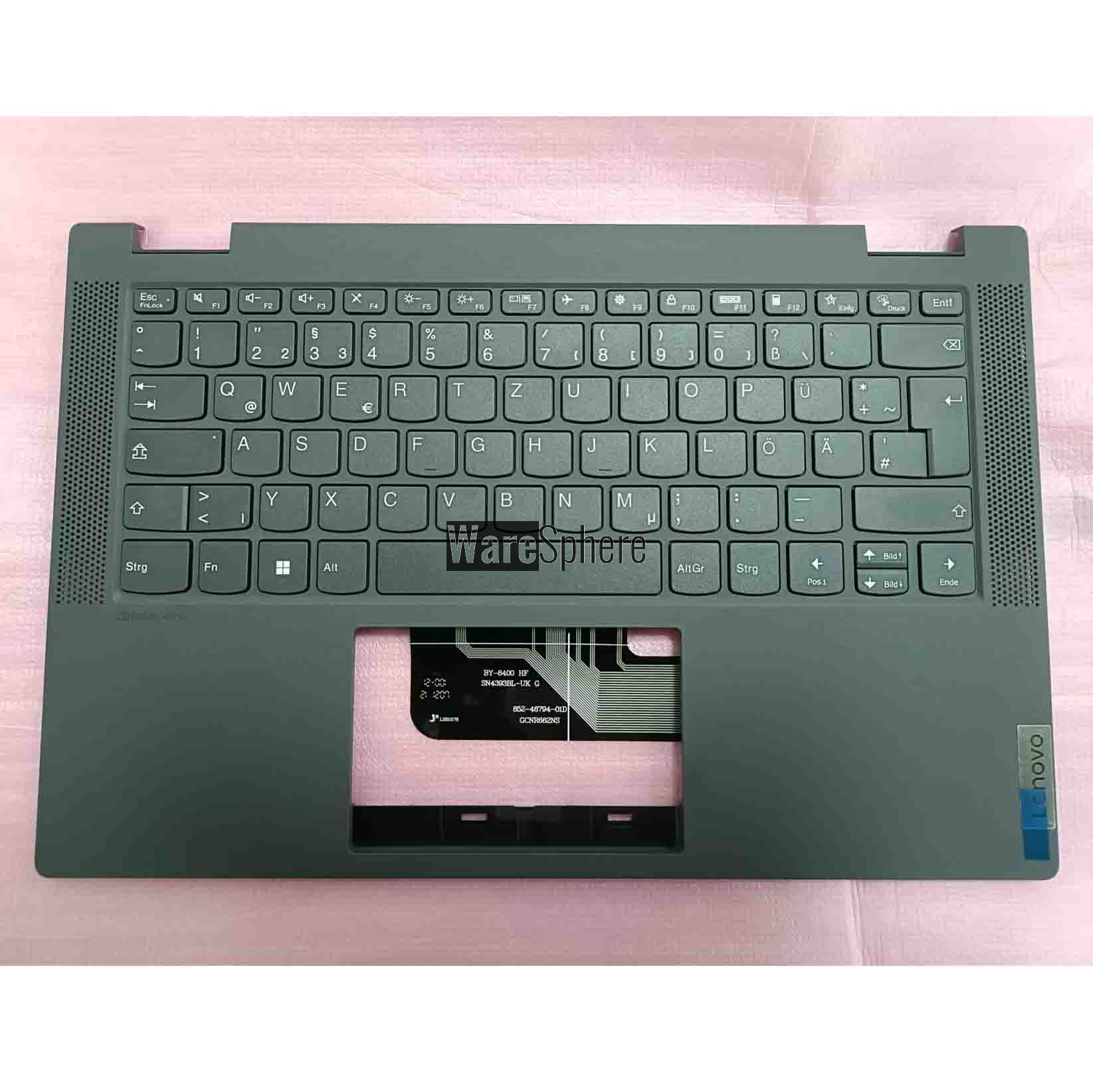 Top Cover Upper Case Palmrest for Lenovo Flex 5-14IIL05 With Backlit Keyboard With Antenna GR 4600MD080001 5CB0Y85471 Black