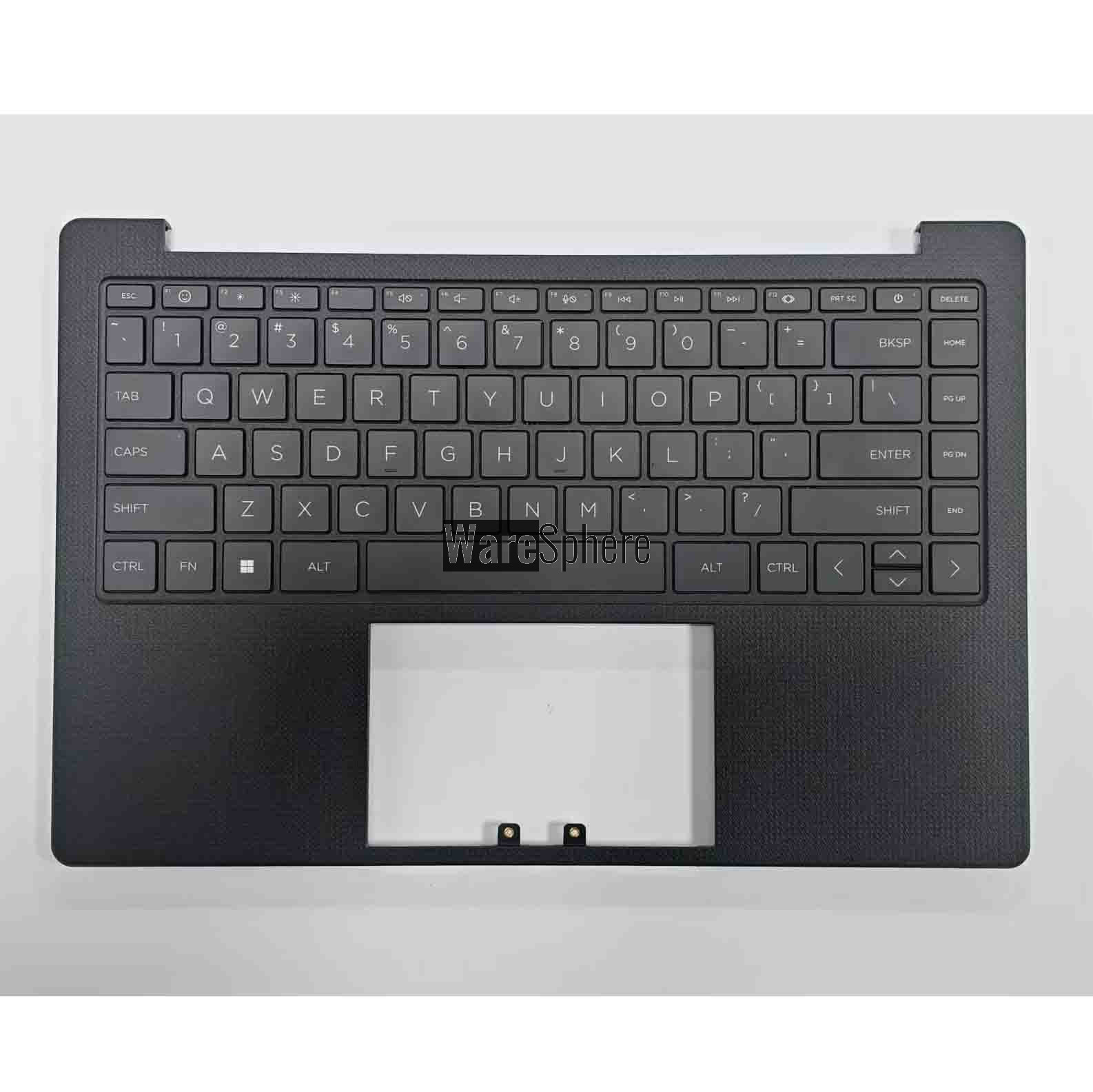 Top Cover Upper Case Palmrest for HP 240  G10 With Non-Backlit Keyboard 6070B2130504 Black