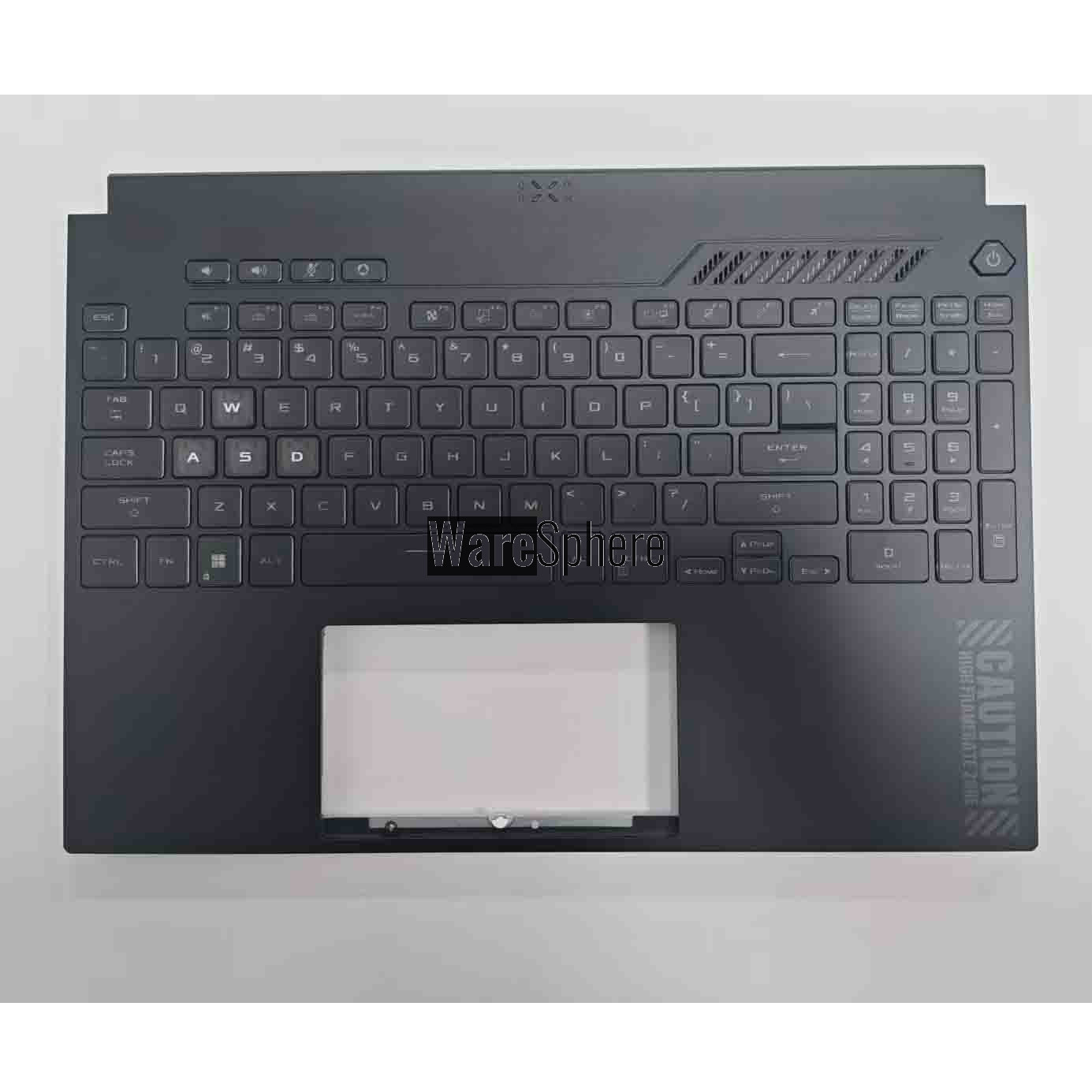 Top Cover Upper Case Palmrest for ASUS FX507 With Keyboard  Double Air Outlet 33NJKTAJNV0 Black