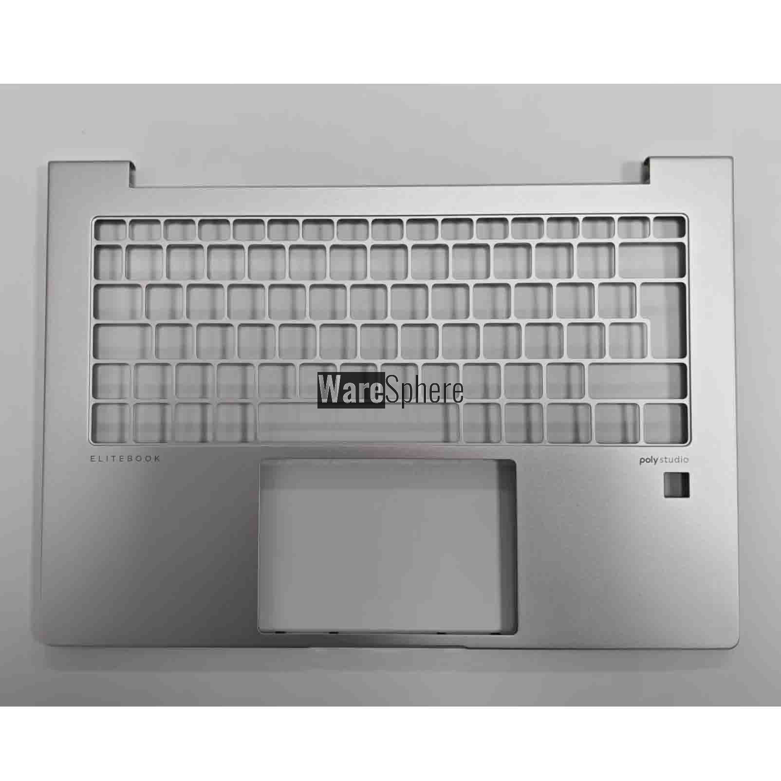 Top Cover Upper Case Palmrest for HP Elitebook 640 G11 4BX8VTATP40 UK With Fingerprint Hole And SC Silver