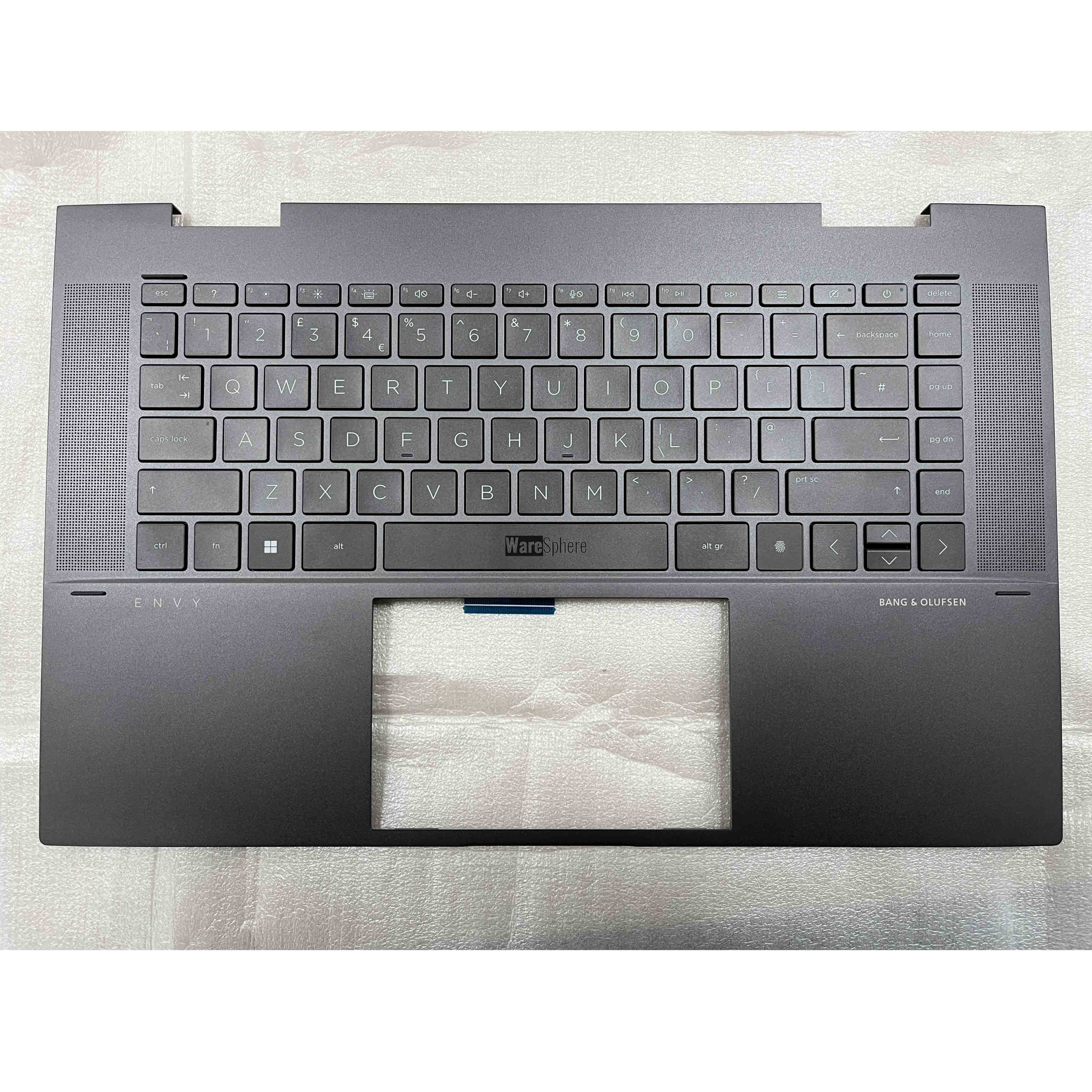 Top Cover Upper Case Palmrest for HP Envy X360 15M-EU With Backlite Keyboard UK Brown