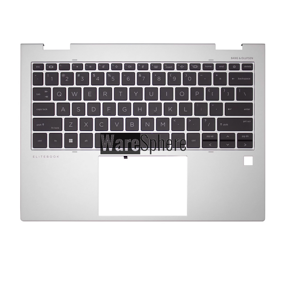 Top Cover Upper Case Palmrest for HP Elitebook X360 830 G9  With Backlite Keyboard N02320-001 US Silver