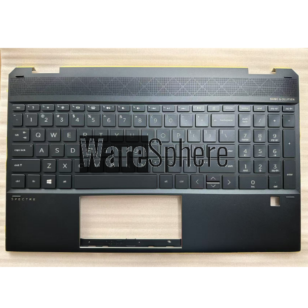 Top Cover Upper Case Palmrest for HP  X360 15-EB With Keyboard Blue