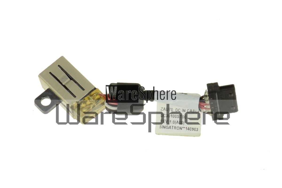 DC IN Power Jack w/Cable for DellLatitude 13 (7350) A14891 DC30100ST00