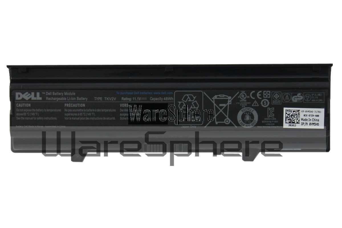 Dell 48Wh Rechargeable Li-Ion Battery TKV2V